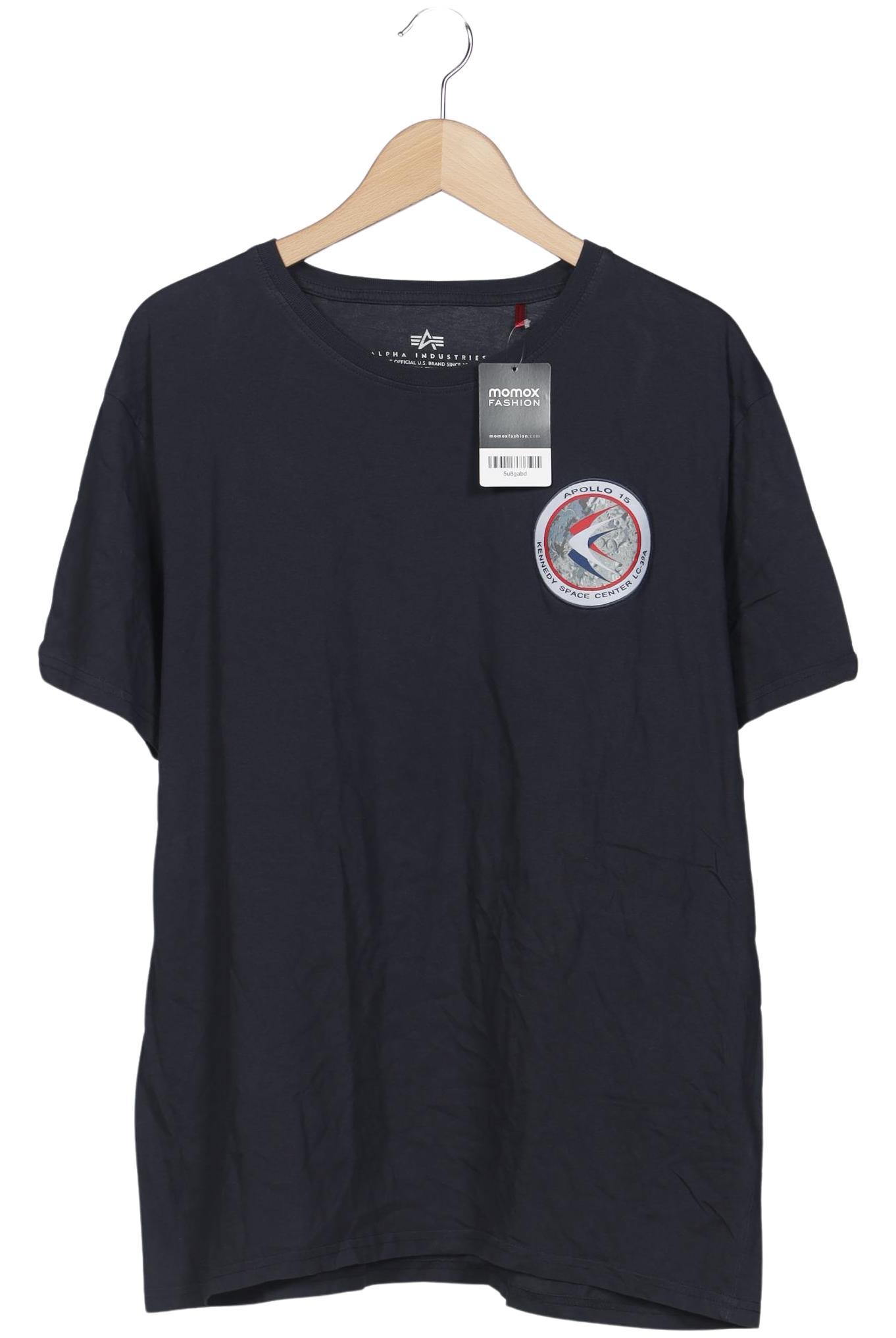 

Alpha industries Herren T-Shirt, marineblau, Gr. 56