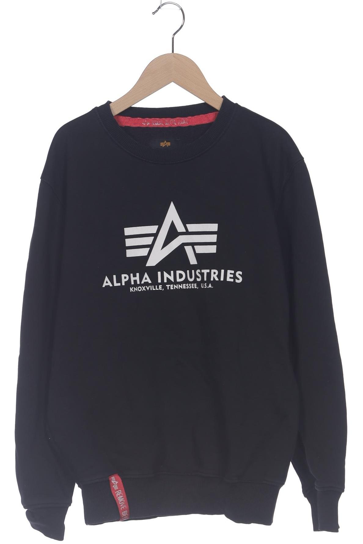 

Alpha industries Herren Sweatshirt, schwarz, Gr. 46