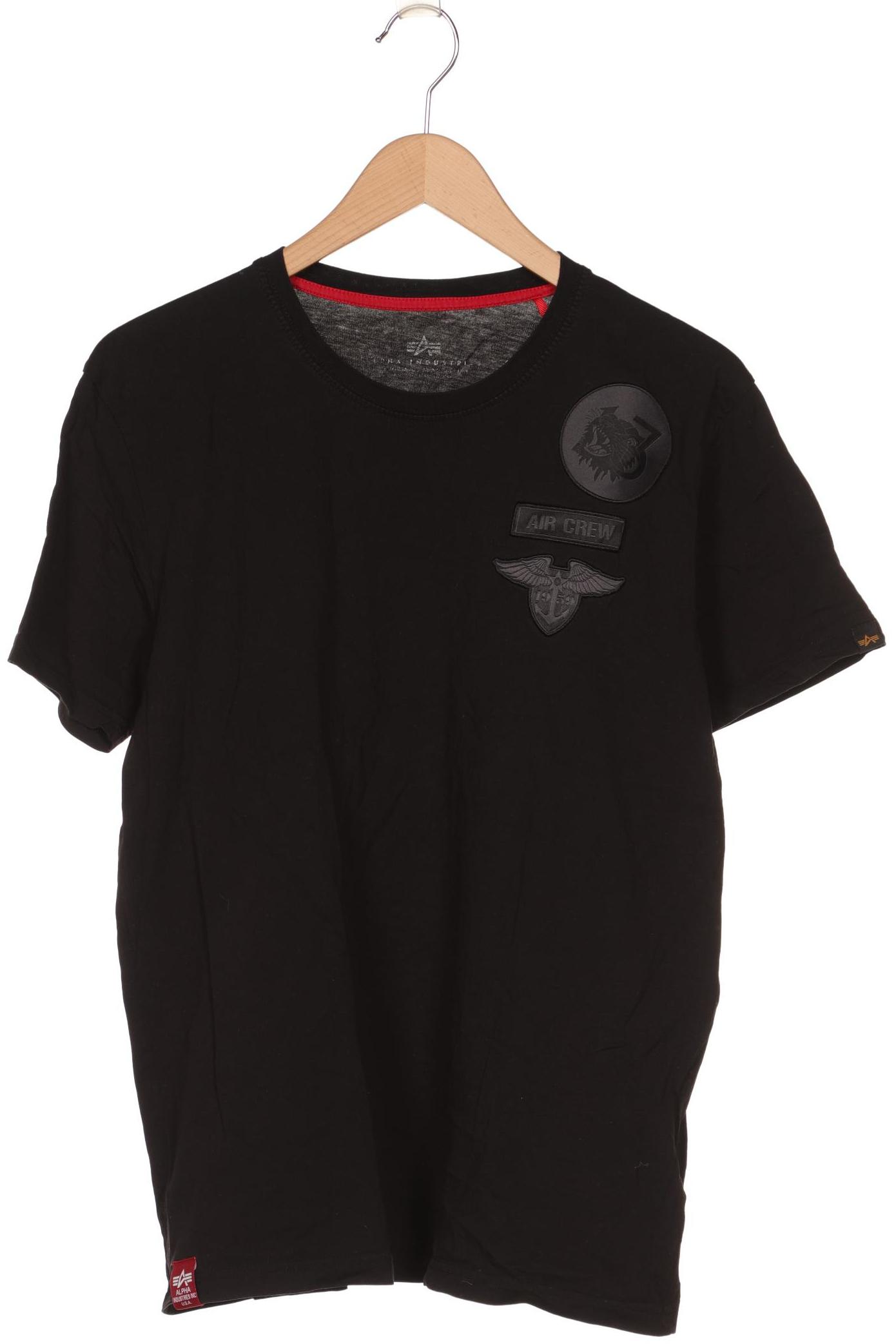 

Alpha industries Herren T-Shirt, schwarz, Gr. 52