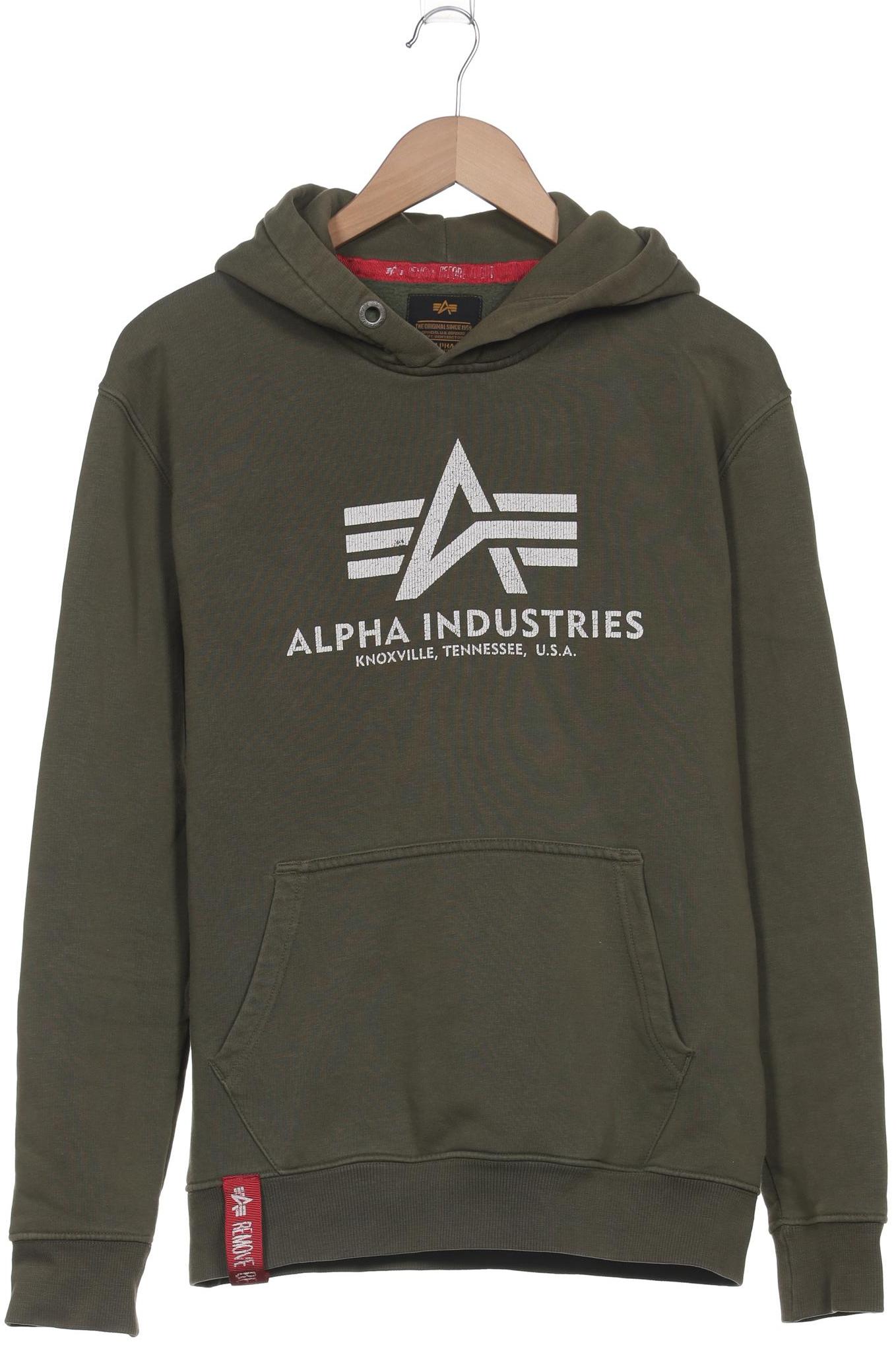 

Alpha industries Herren Kapuzenpullover, grün, Gr. 46
