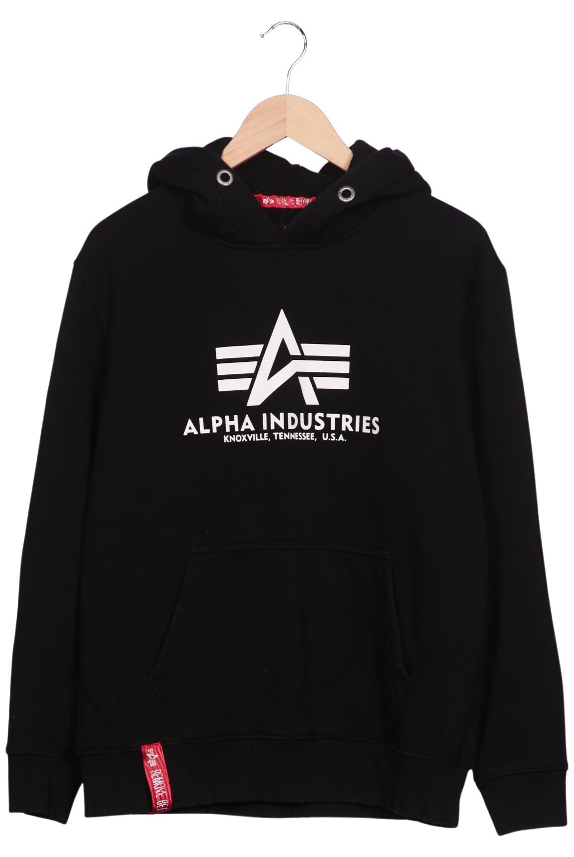 Thumbnail - Alpha industries Herren Kapuzenpullover, schwarz, Gr. 52