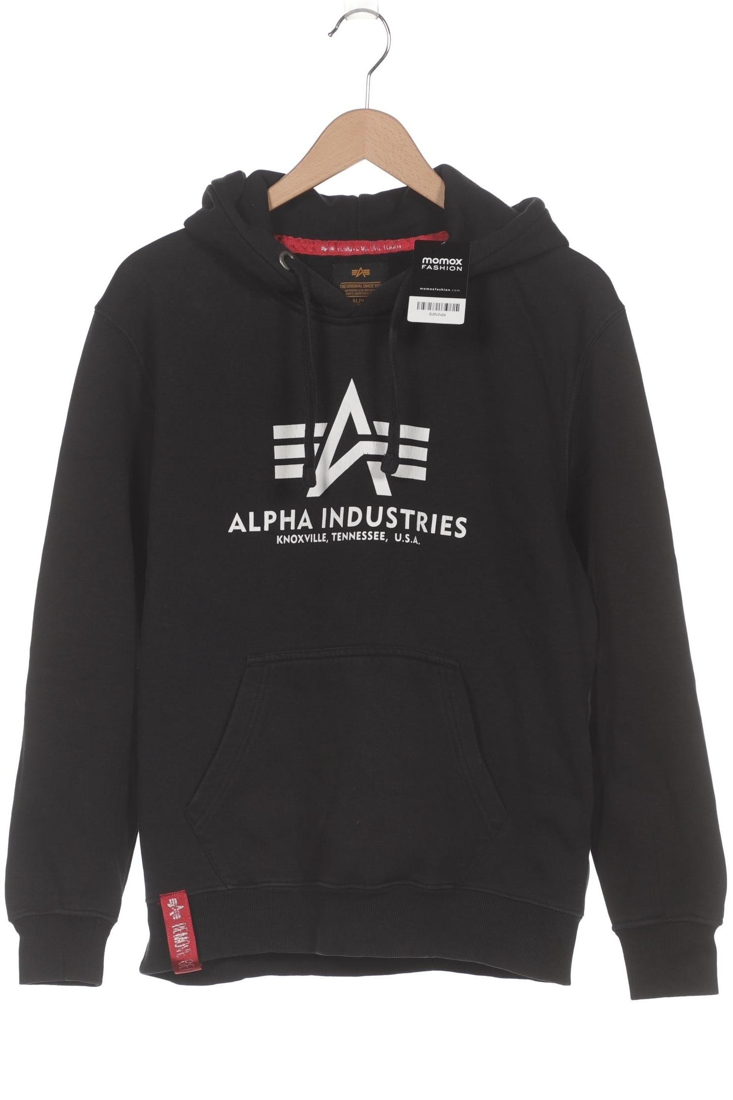 

Alpha industries Herren Kapuzenpullover, schwarz, Gr. 52