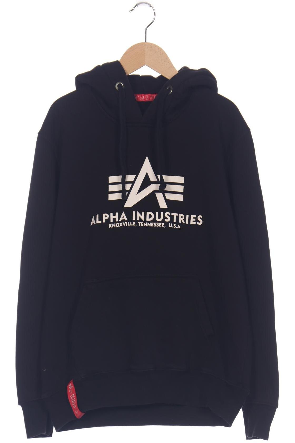 

Alpha industries Herren Kapuzenpullover, schwarz, Gr. 46