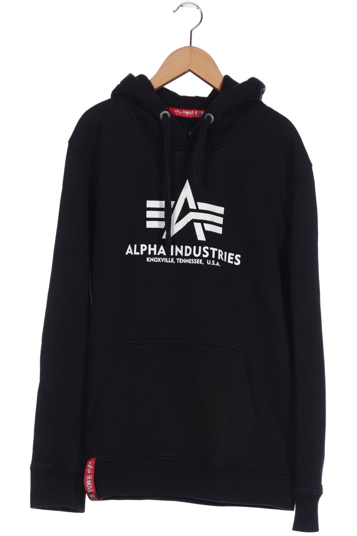 

Alpha industries Herren Kapuzenpullover, schwarz