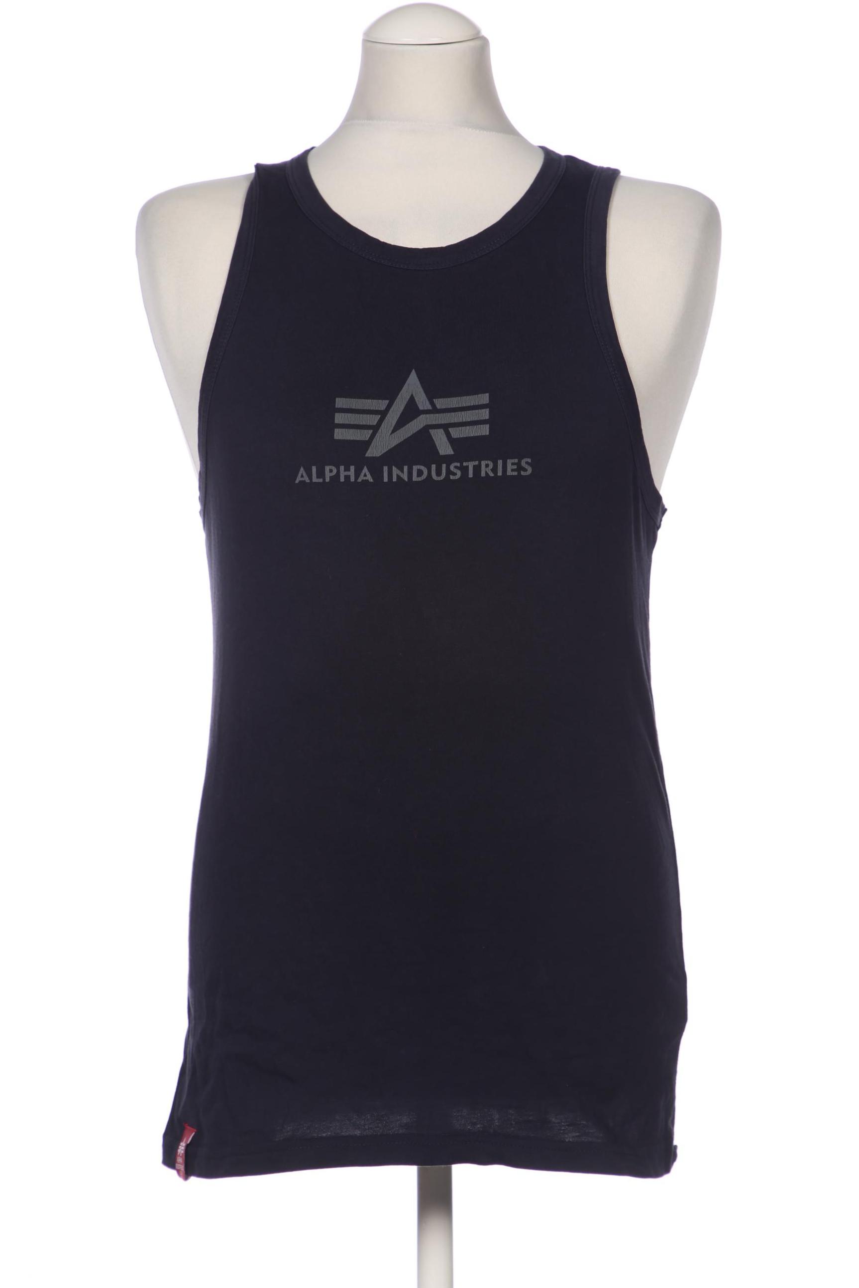 

Alpha industries Herren T-Shirt, marineblau, Gr. 46