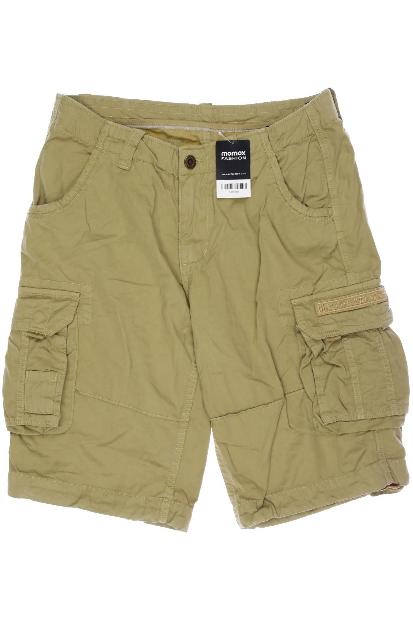 

Alpha industries Herren Shorts, grün, Gr. 34