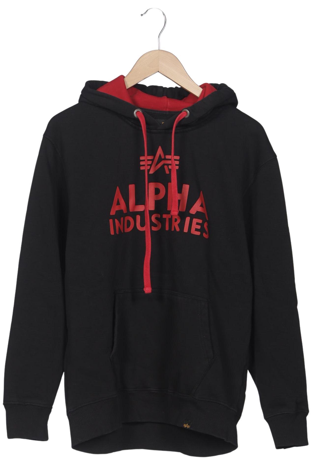 

Alpha industries Herren Kapuzenpullover, schwarz, Gr. 52