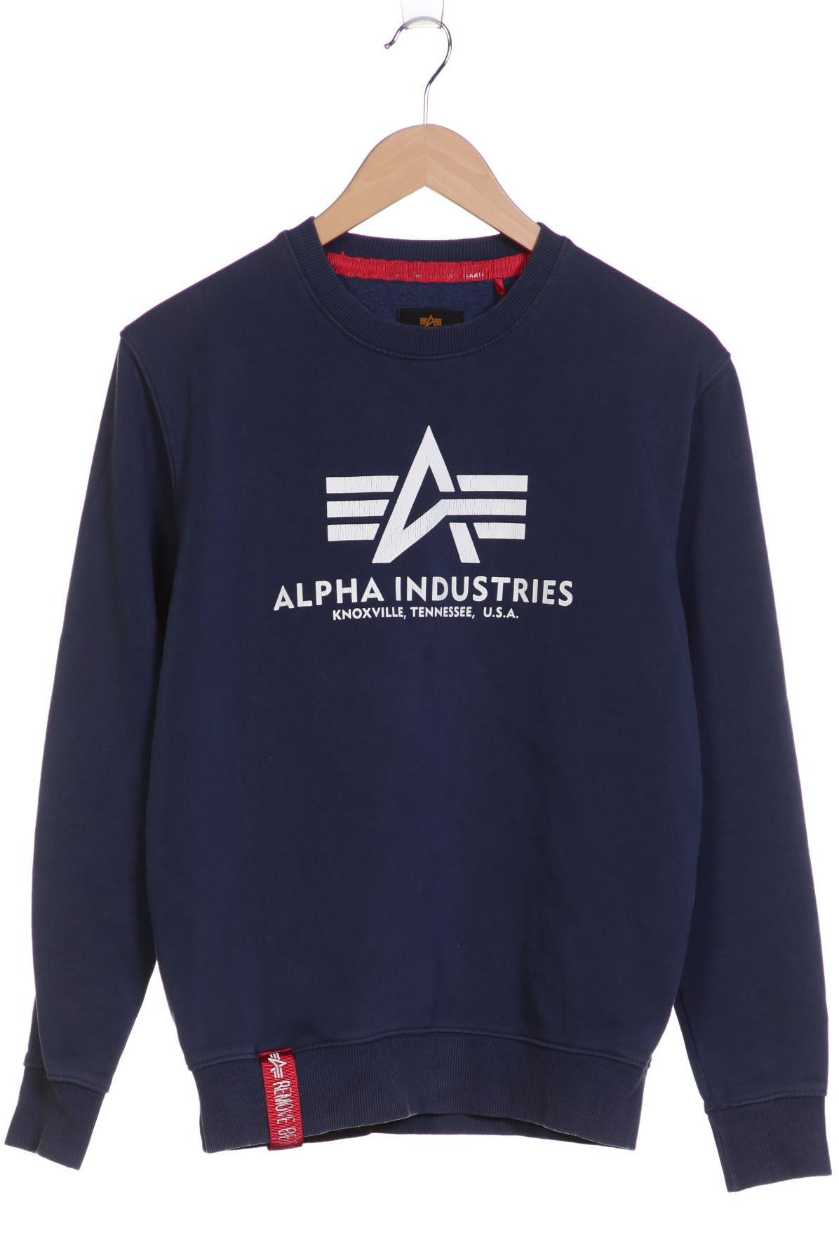 

Alpha industries Herren Sweatshirt, marineblau, Gr. 46