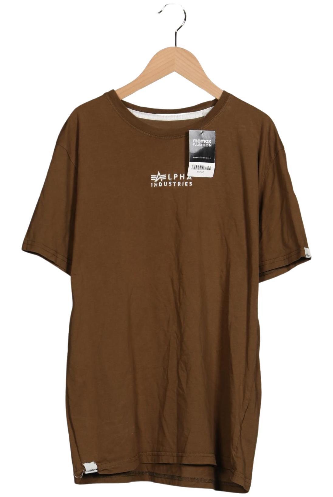 

Alpha industries Herren T-Shirt, braun, Gr. 52