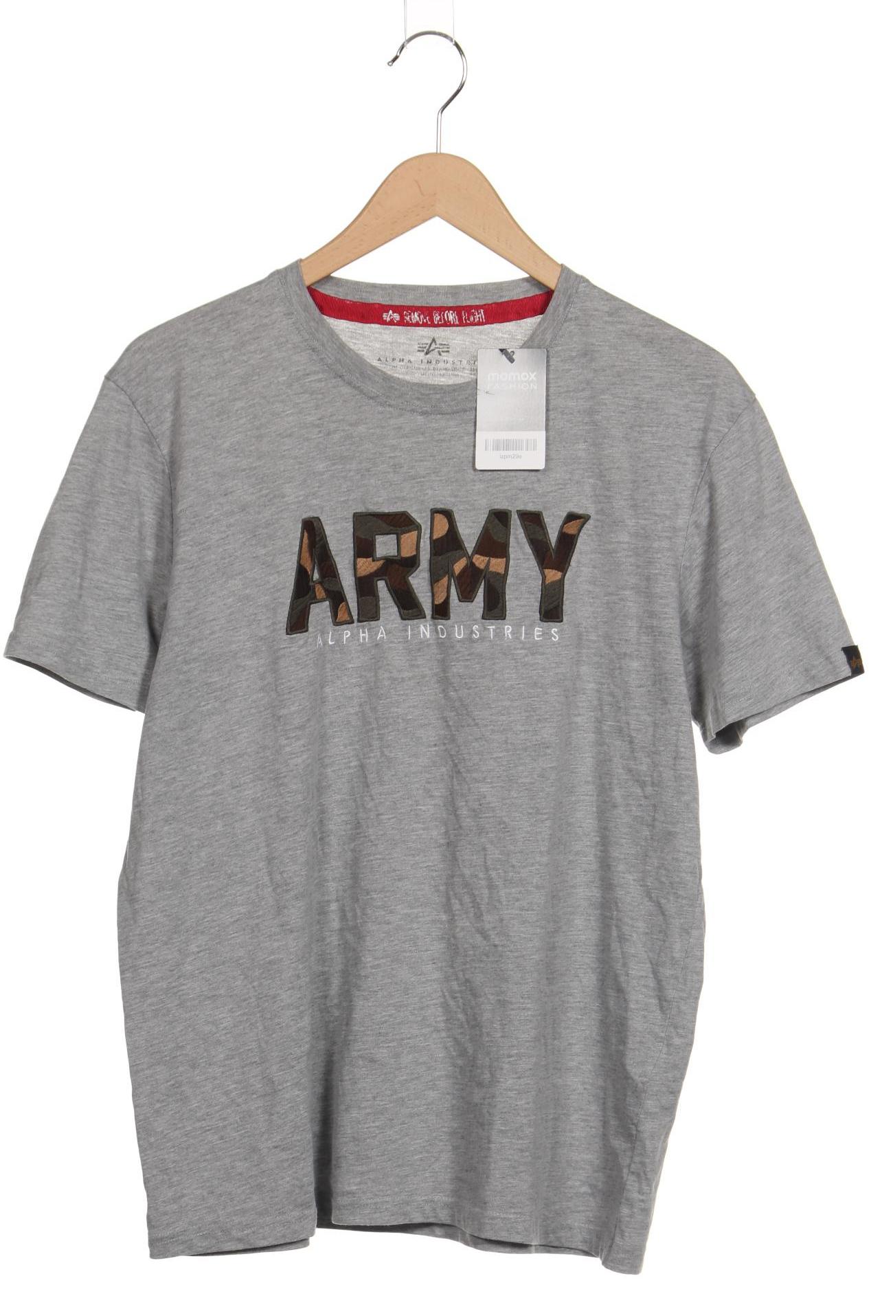 

Alpha industries Herren T-Shirt, grau, Gr. 52