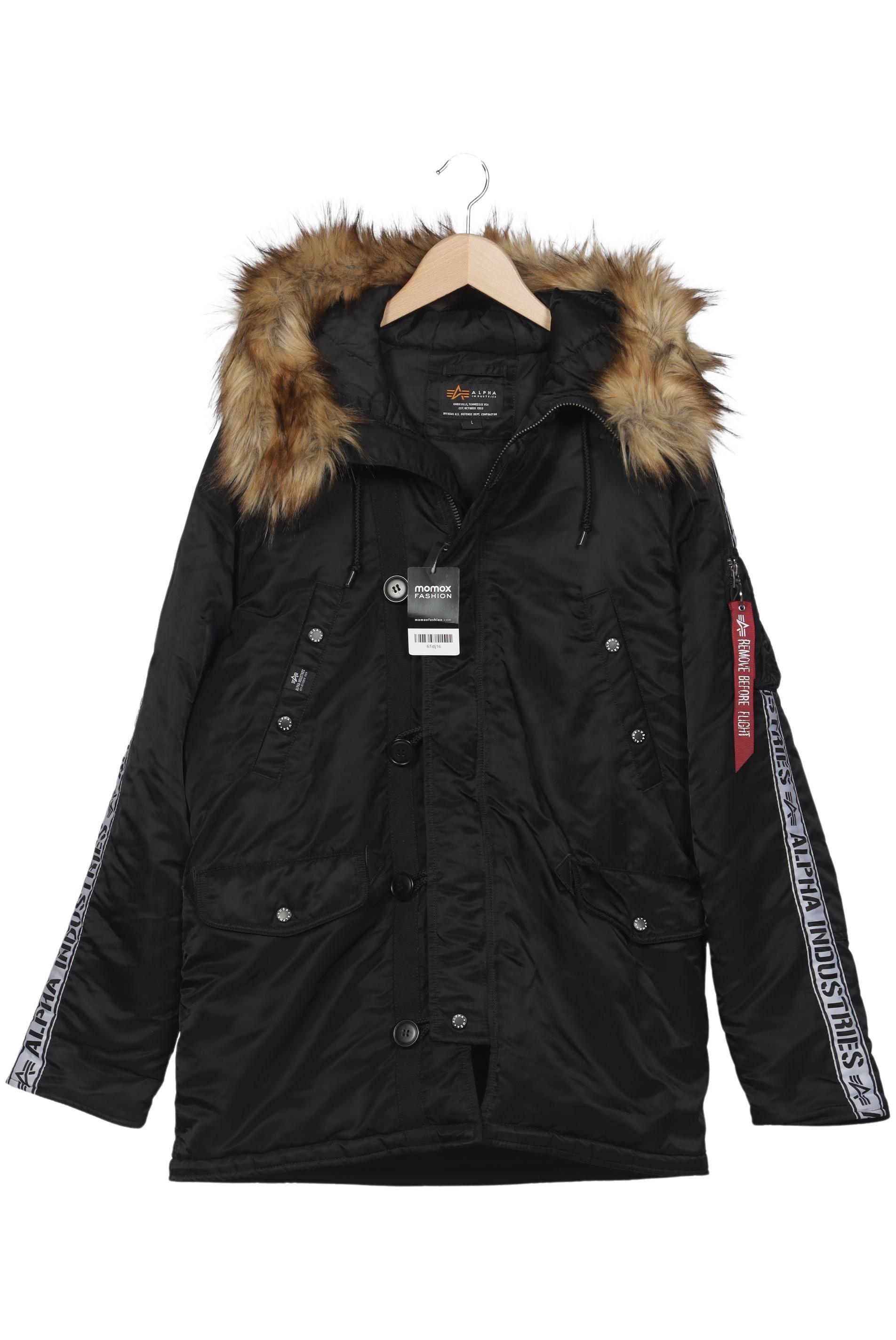 

Alpha industries Herren Jacke, schwarz, Gr. 52