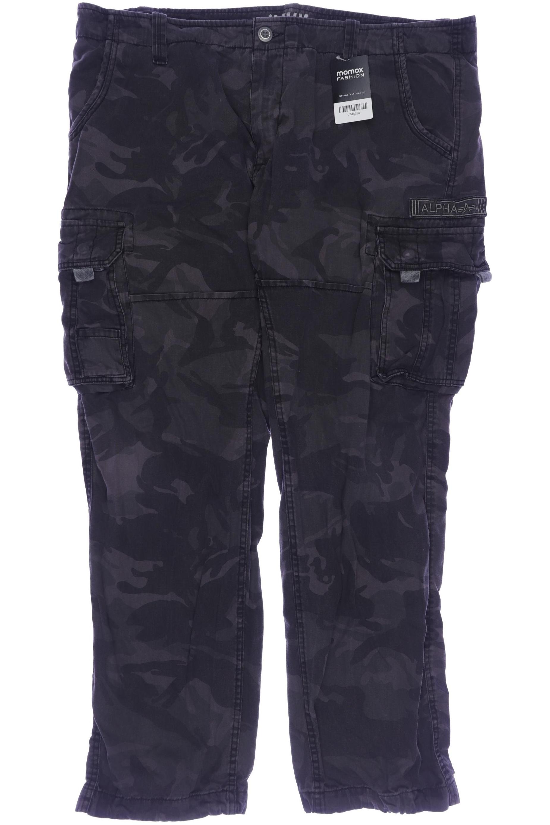 

Alpha industries Herren Stoffhose, grau, Gr. 54
