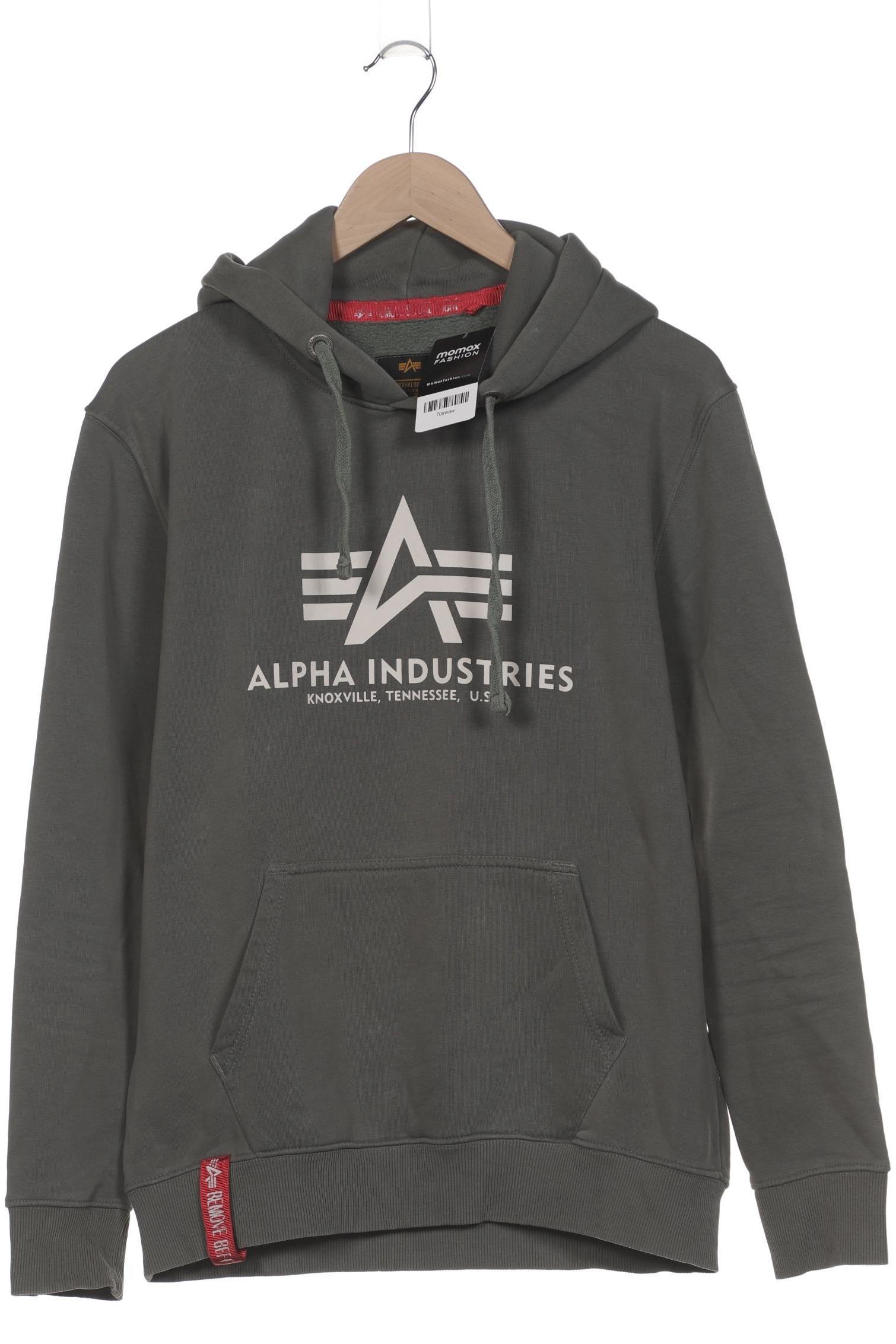 

Alpha industries Herren Kapuzenpullover, grün, Gr. 48