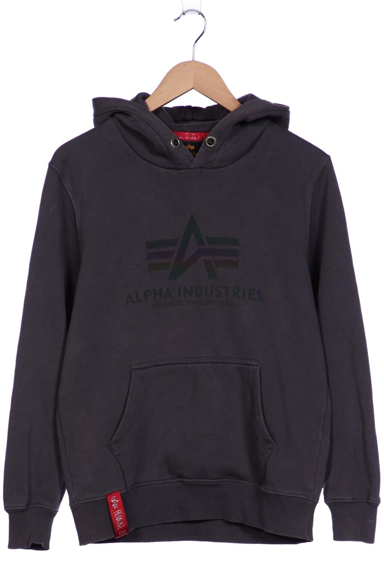 

Alpha industries Herren Kapuzenpullover, grau, Gr. 46