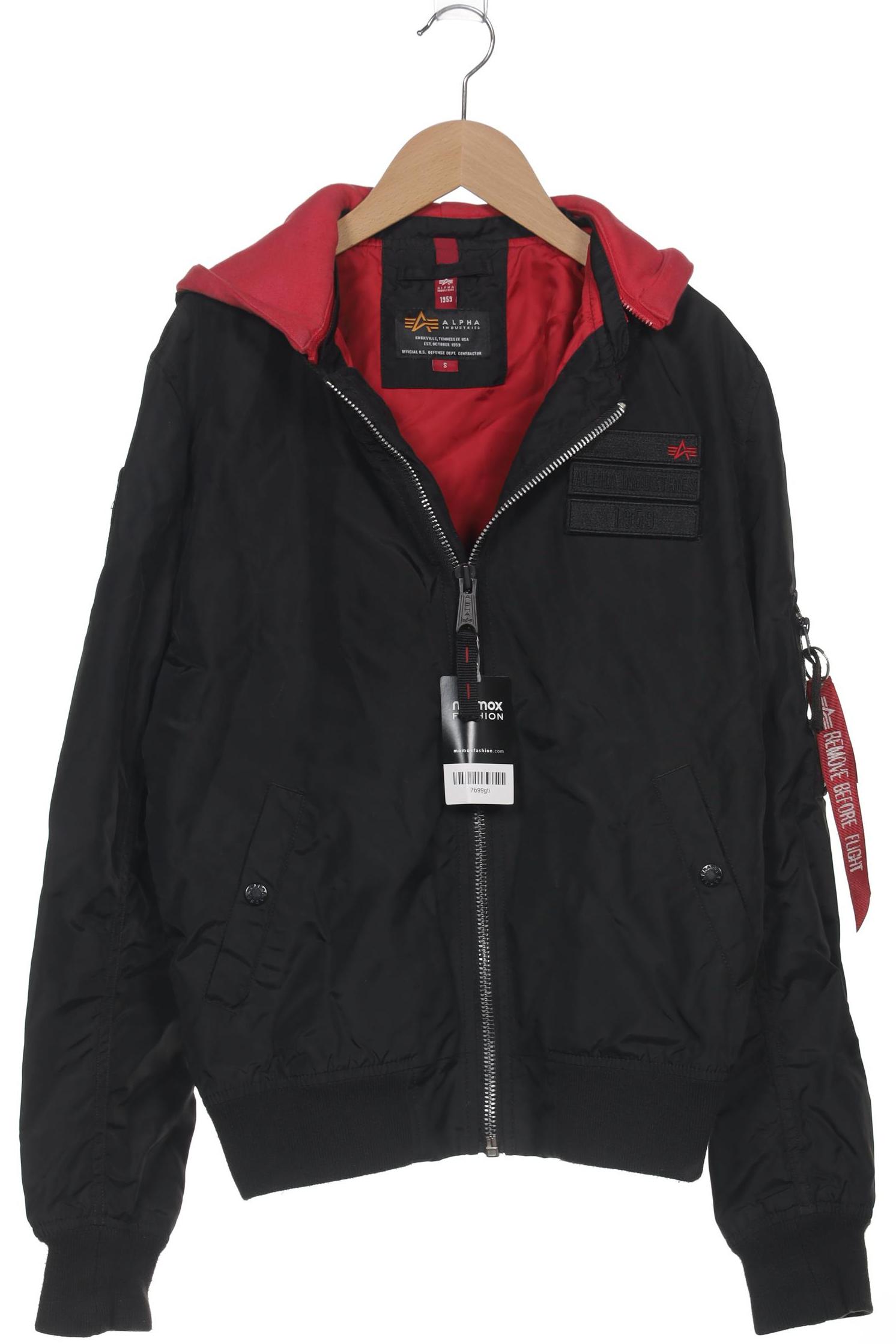 

Alpha industries Herren Jacke, schwarz, Gr. 46