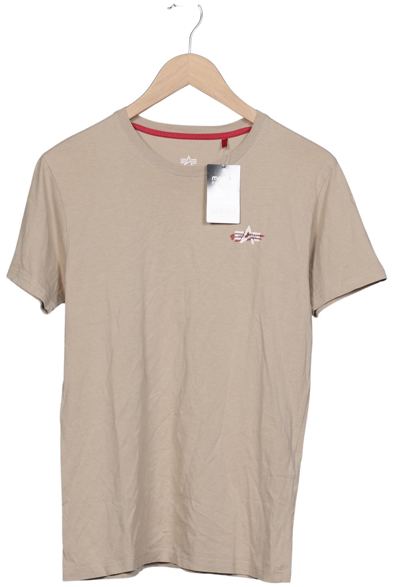 

Alpha industries Herren T-Shirt, braun, Gr. 46