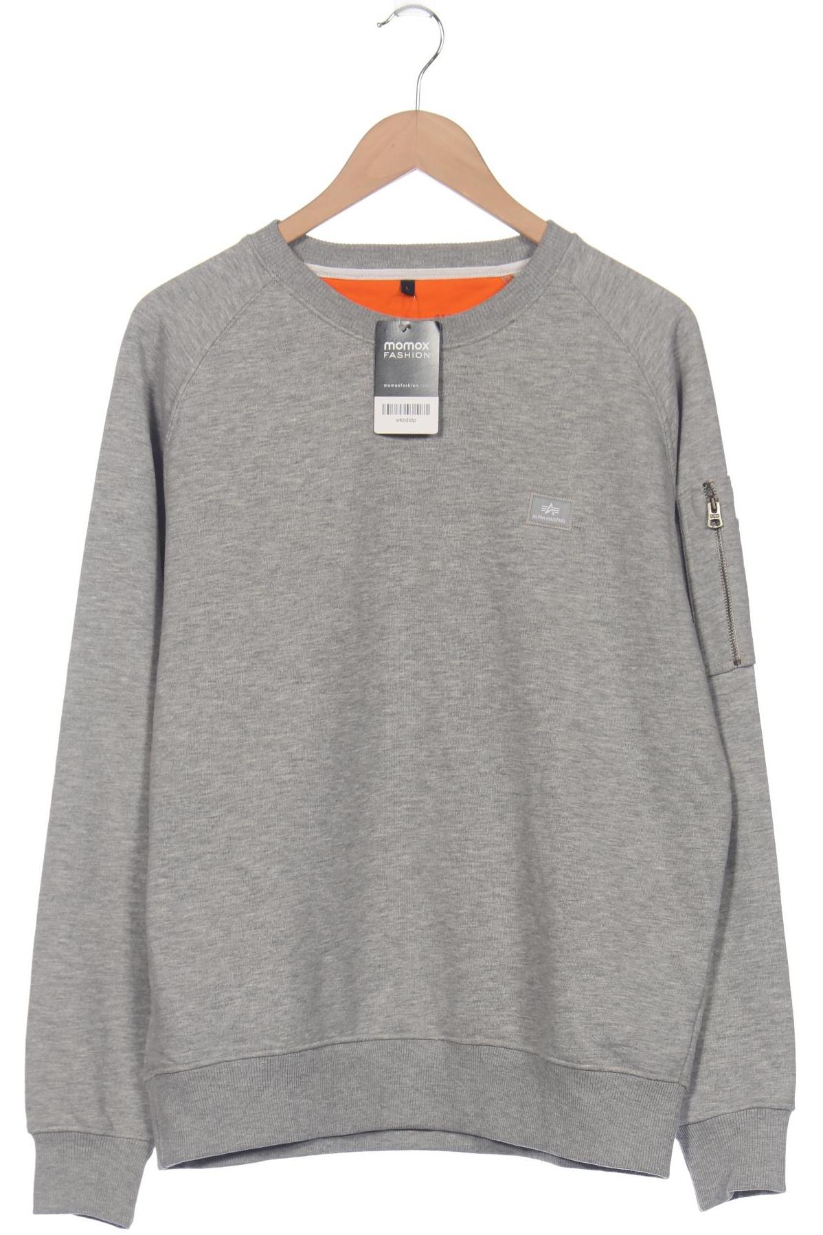 

Alpha industries Herren Sweatshirt, grau, Gr. 52