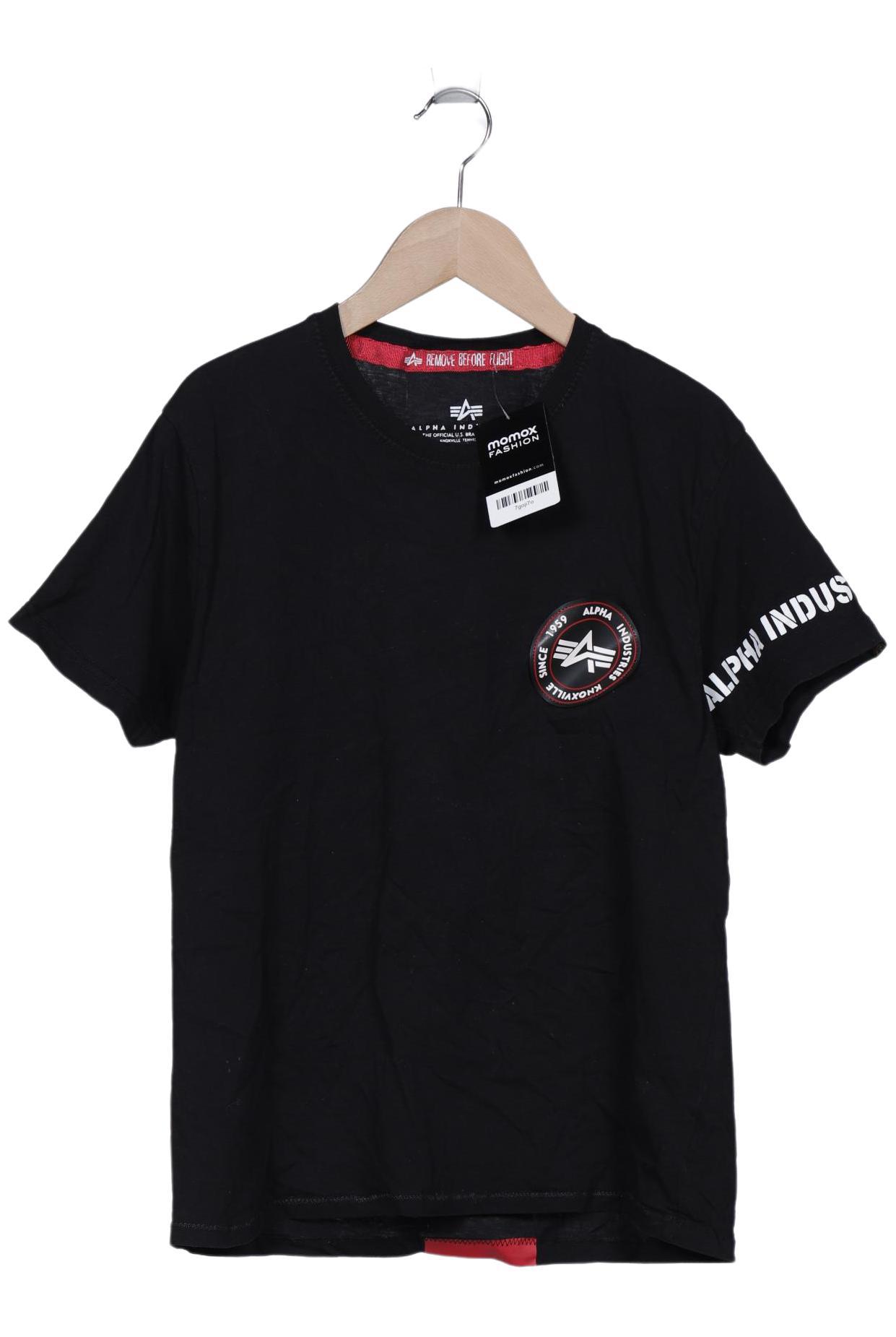 

Alpha industries Herren T-Shirt, schwarz, Gr. 48