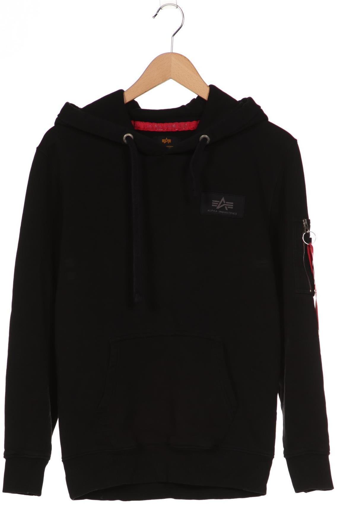 

Alpha industries Herren Kapuzenpullover, schwarz