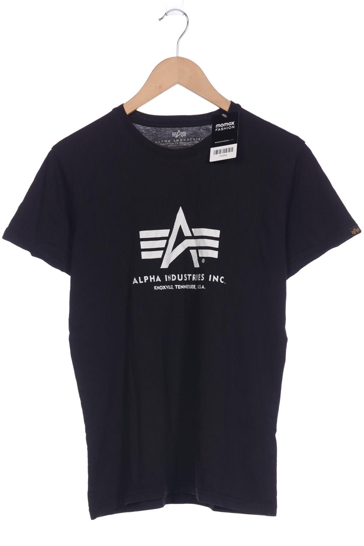 

Alpha industries Herren T-Shirt, schwarz, Gr. 48