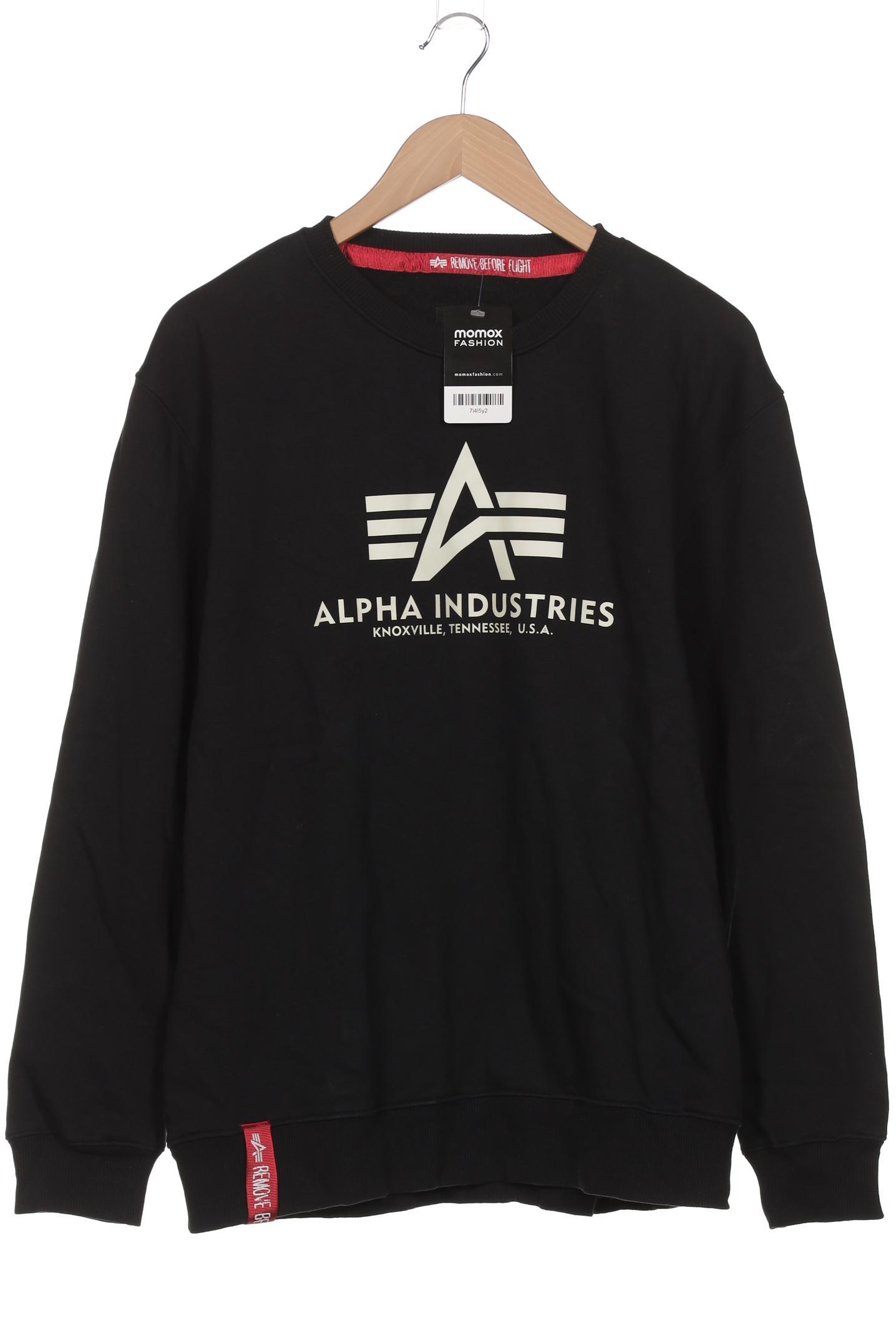 

Alpha industries Herren Sweatshirt, schwarz, Gr. 54