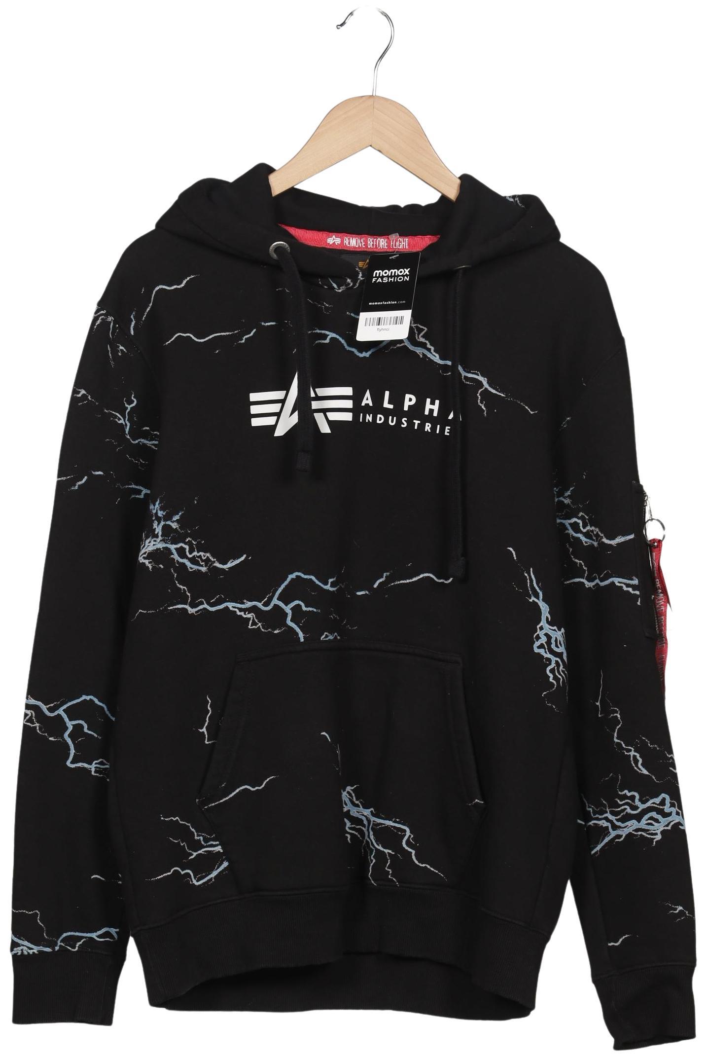 

Alpha industries Herren Kapuzenpullover, schwarz, Gr. 52