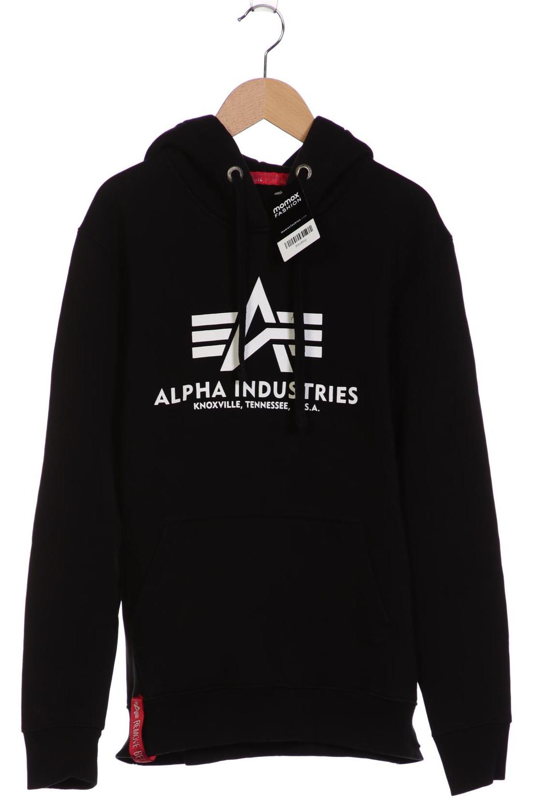 

Alpha industries Herren Kapuzenpullover, schwarz, Gr. 46