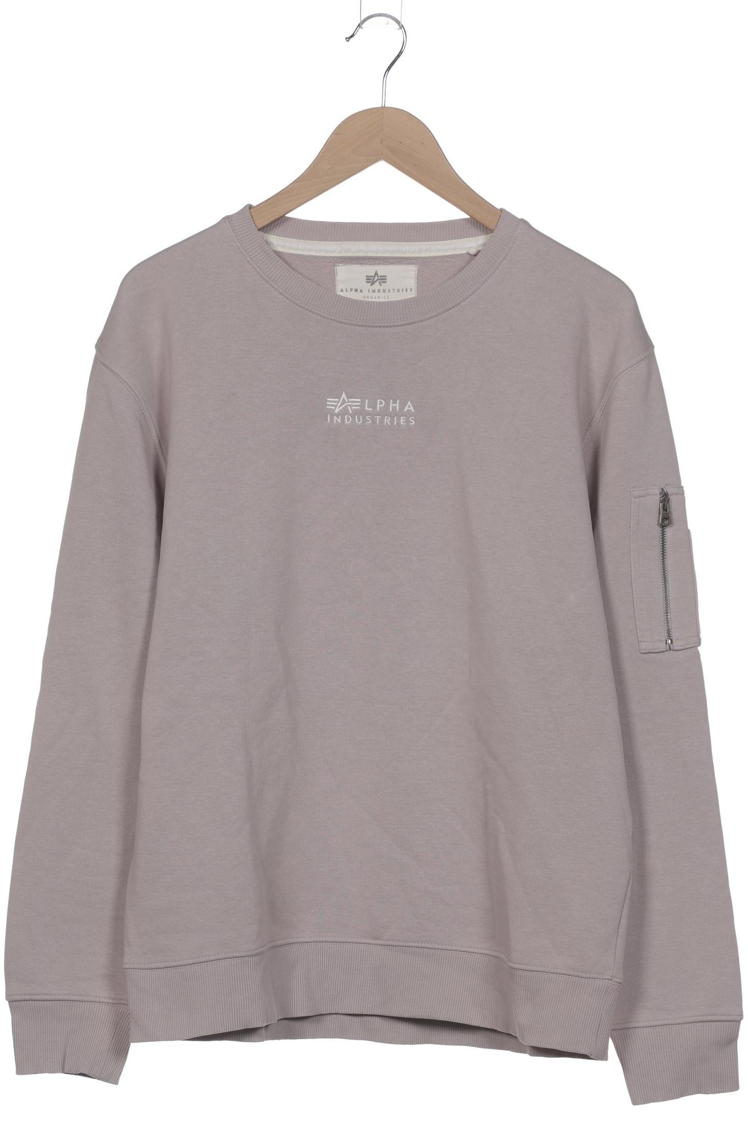 

Alpha industries Herren Sweatshirt, grau, Gr. 52