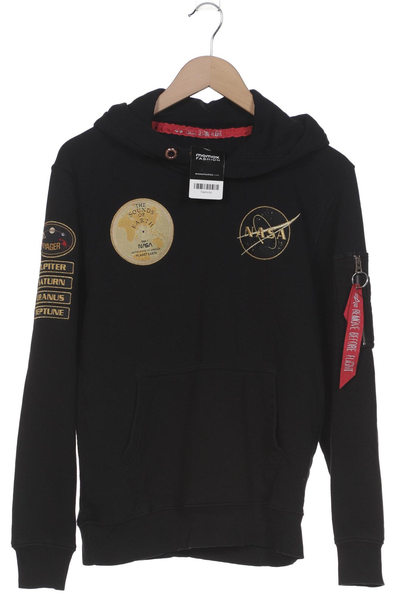 

Alpha industries Herren Kapuzenpullover, schwarz, Gr. 46