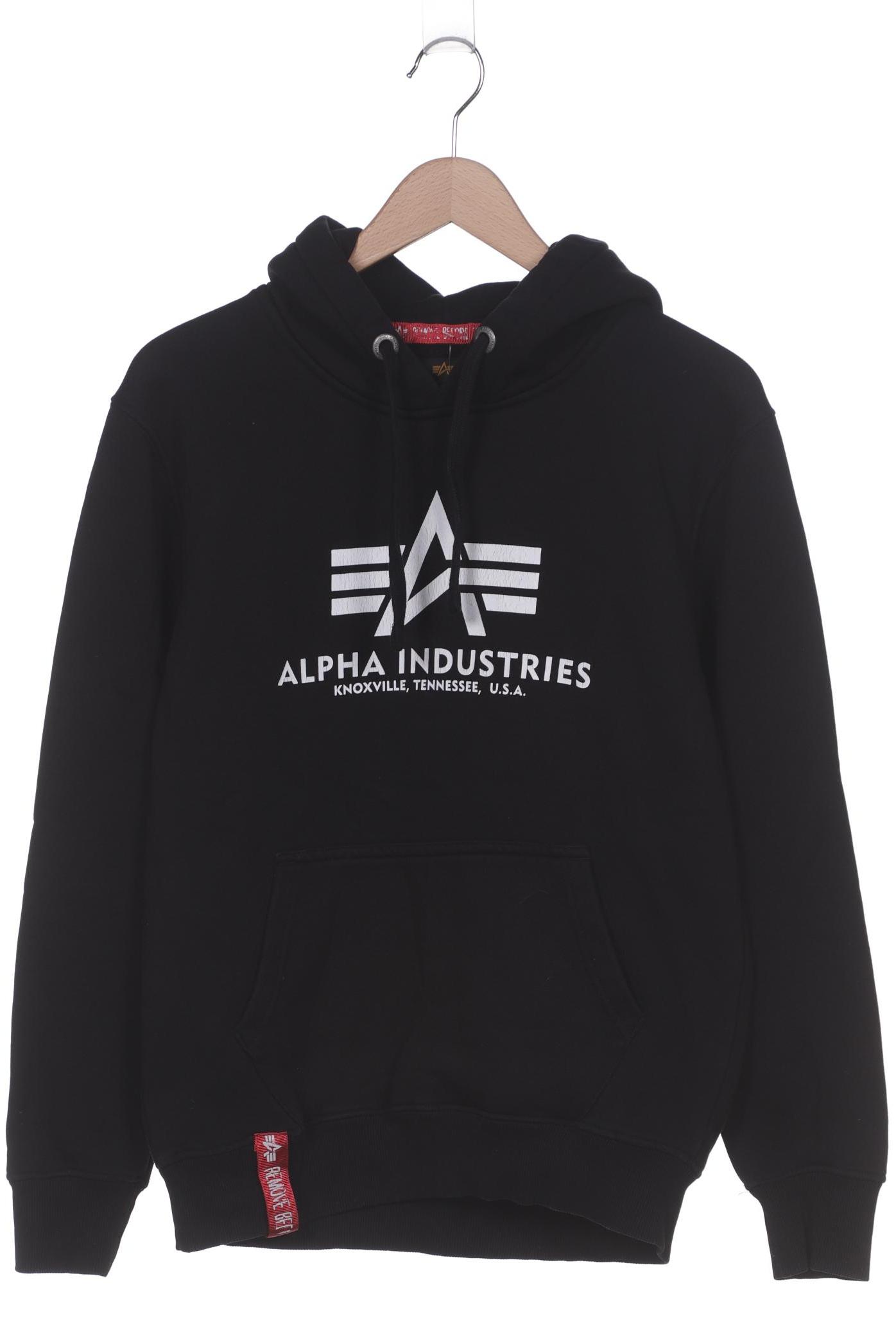 

Alpha industries Herren Kapuzenpullover, schwarz, Gr. 46