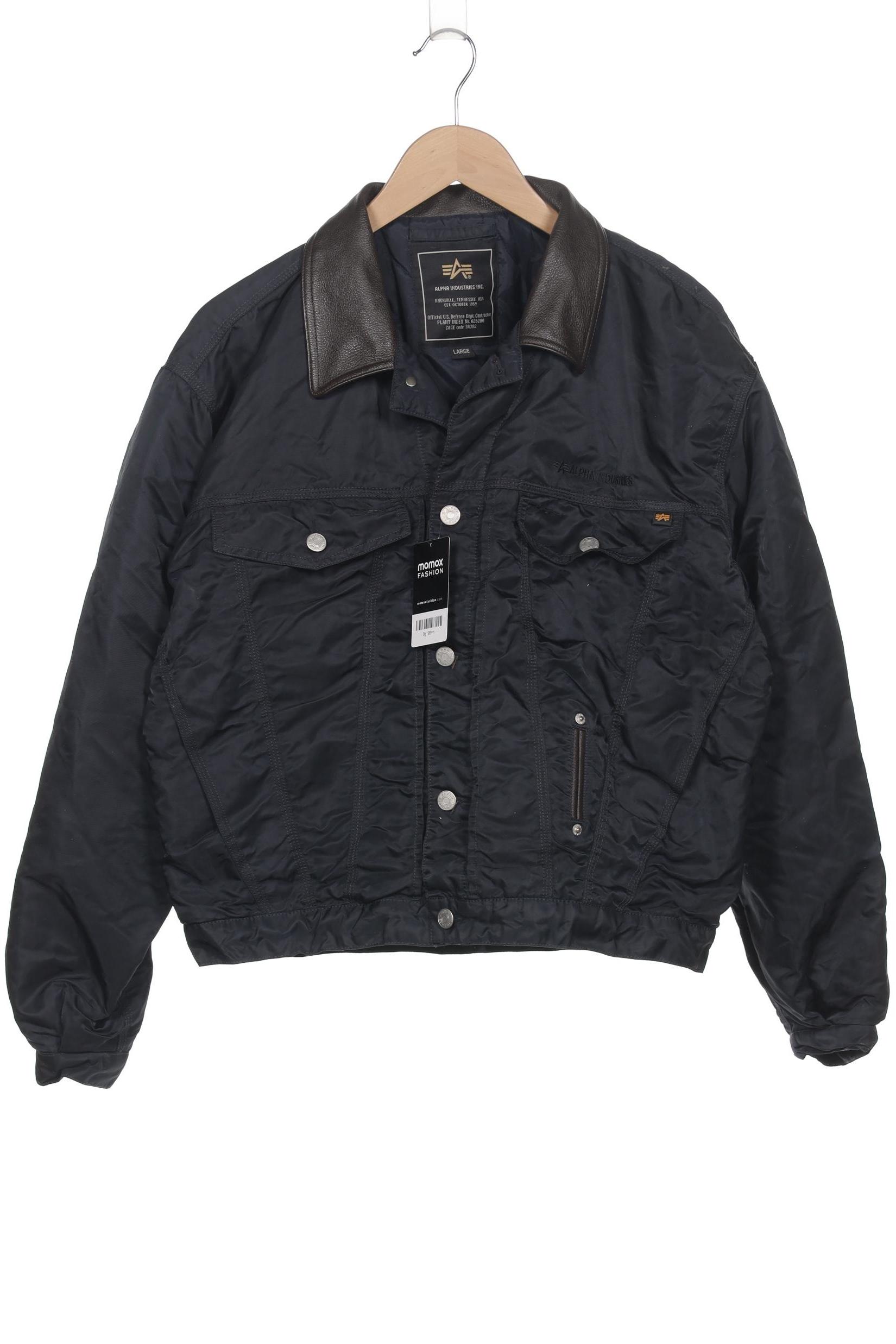 

Alpha industries Herren Jacke, marineblau, Gr. 52