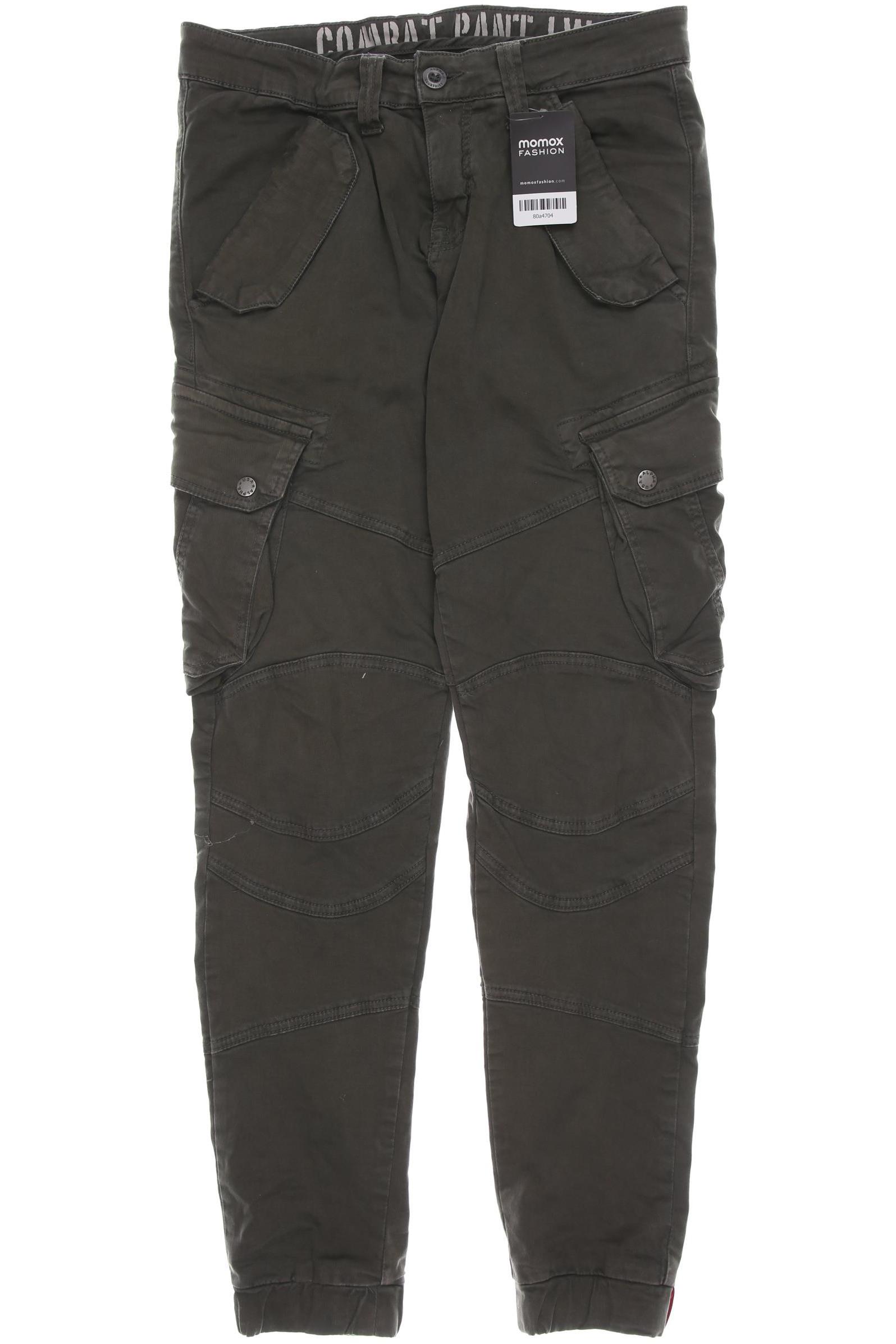 

Alpha industries Herren Stoffhose, grün, Gr. 30