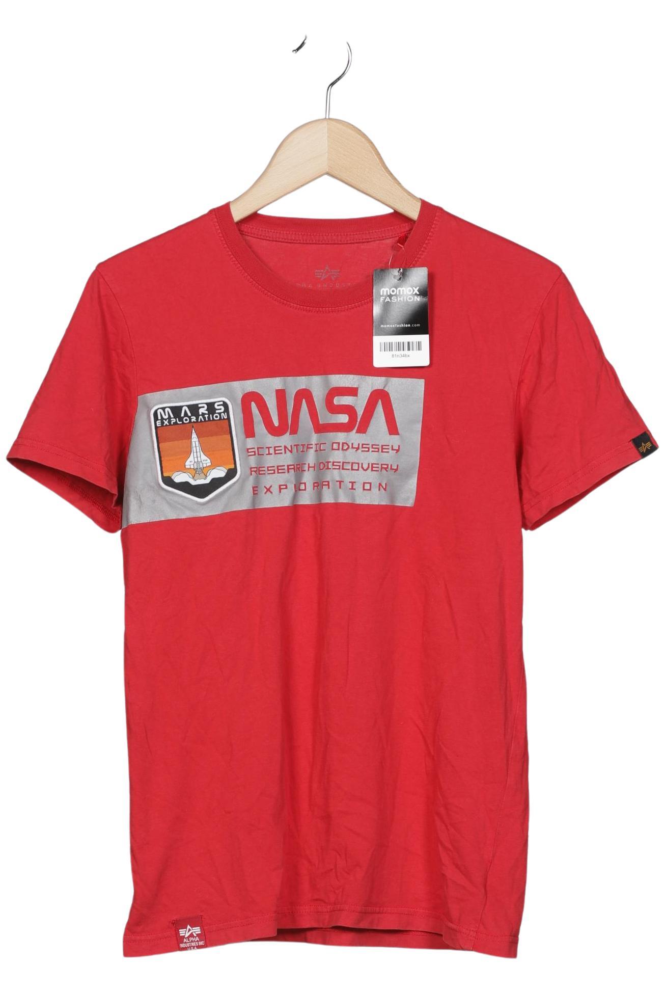 

Alpha industries Herren T-Shirt, rot, Gr. 46