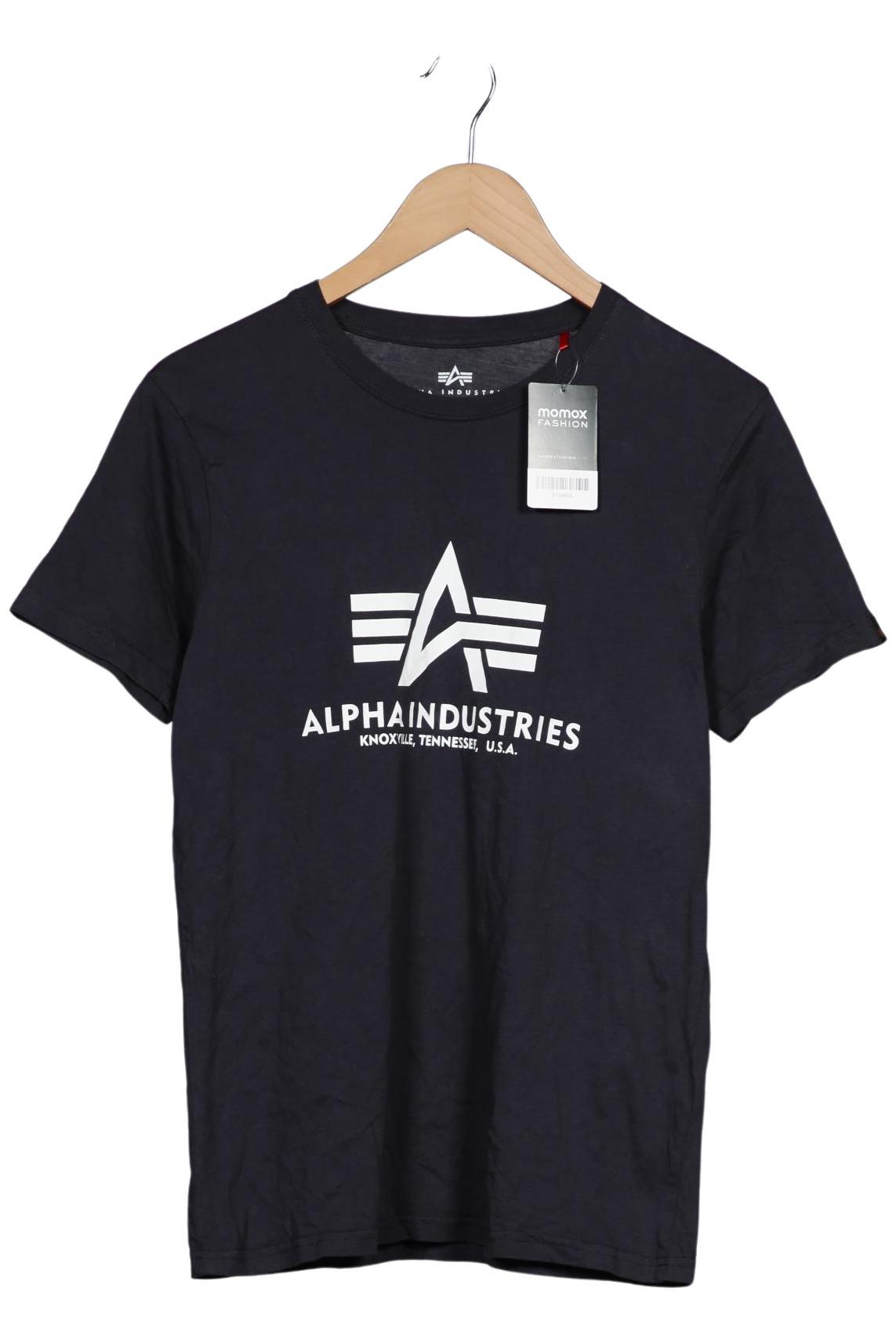

Alpha industries Herren T-Shirt, marineblau, Gr. 46