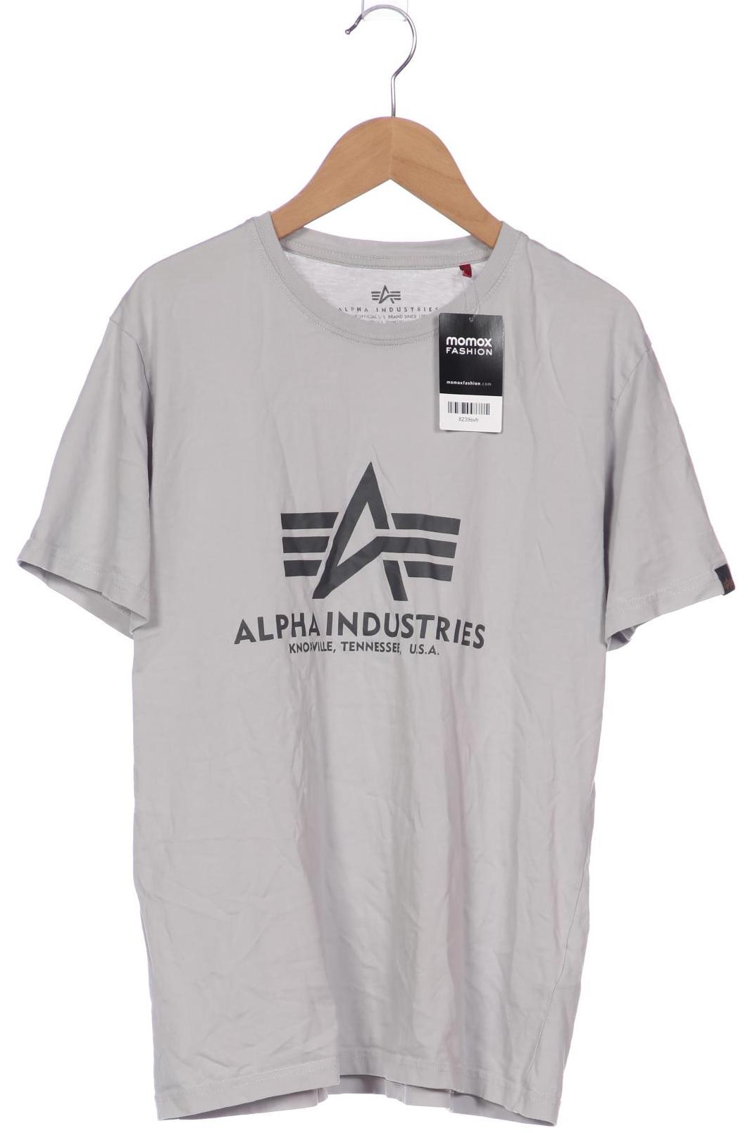 

Alpha industries Herren T-Shirt, grau, Gr. 48