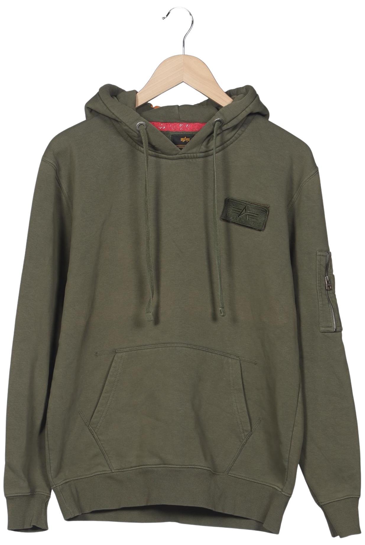 

Alpha industries Herren Kapuzenpullover, grün, Gr. 48