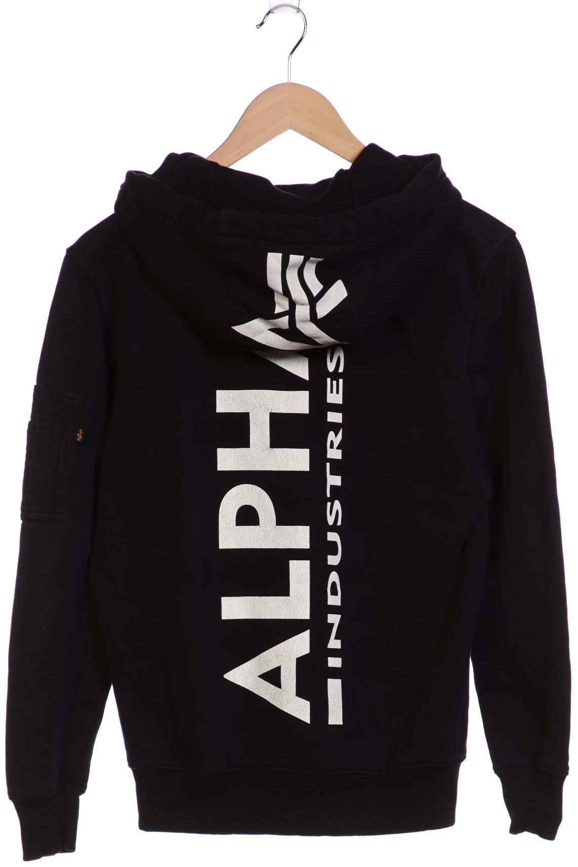 

Alpha industries Herren Kapuzenpullover, schwarz, Gr. 46