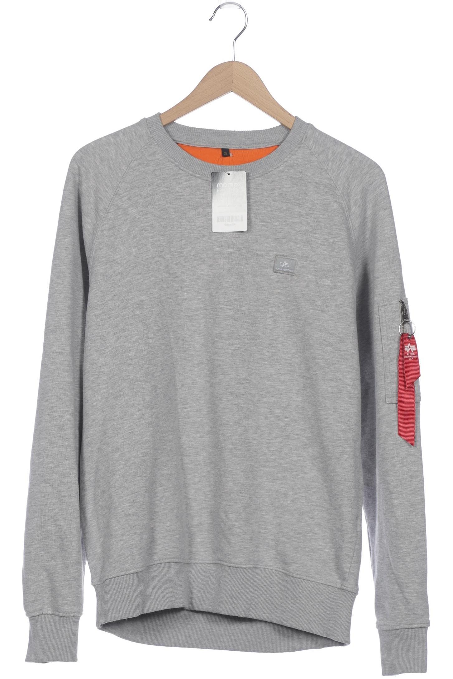 

Alpha industries Herren Sweatshirt, grau, Gr. 54