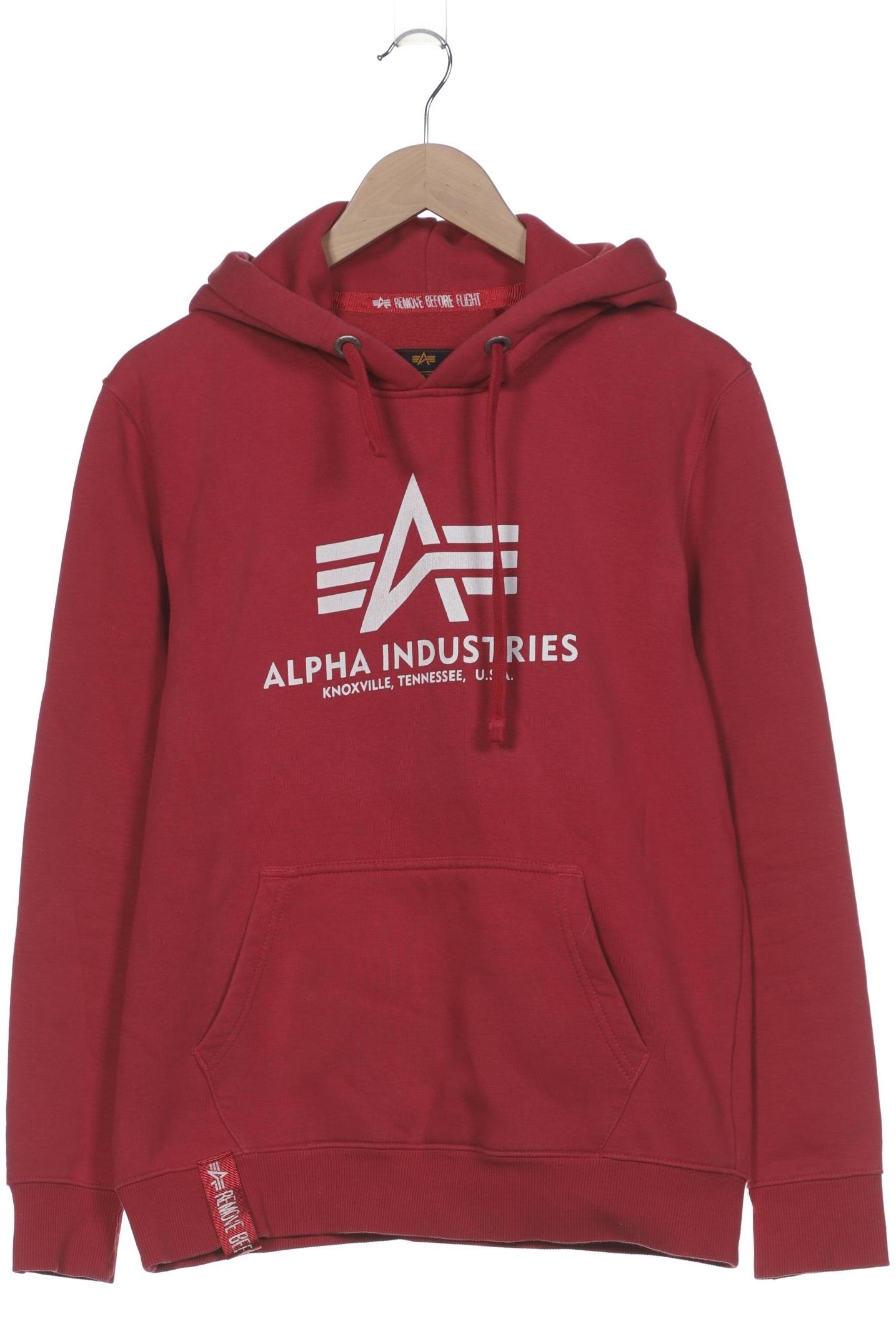 

Alpha industries Herren Kapuzenpullover, rot, Gr. 48