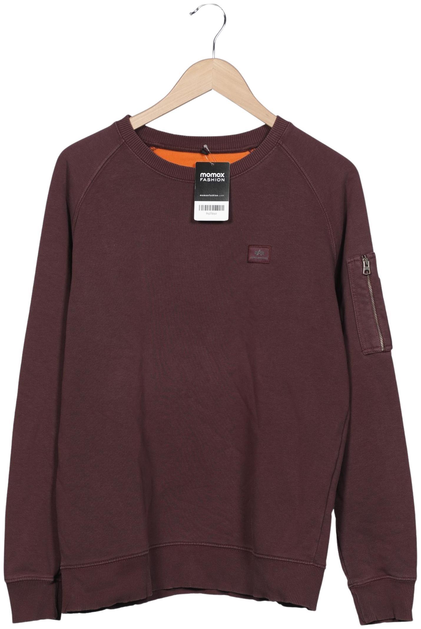 

Alpha industries Herren Sweatshirt, bordeaux, Gr. 48