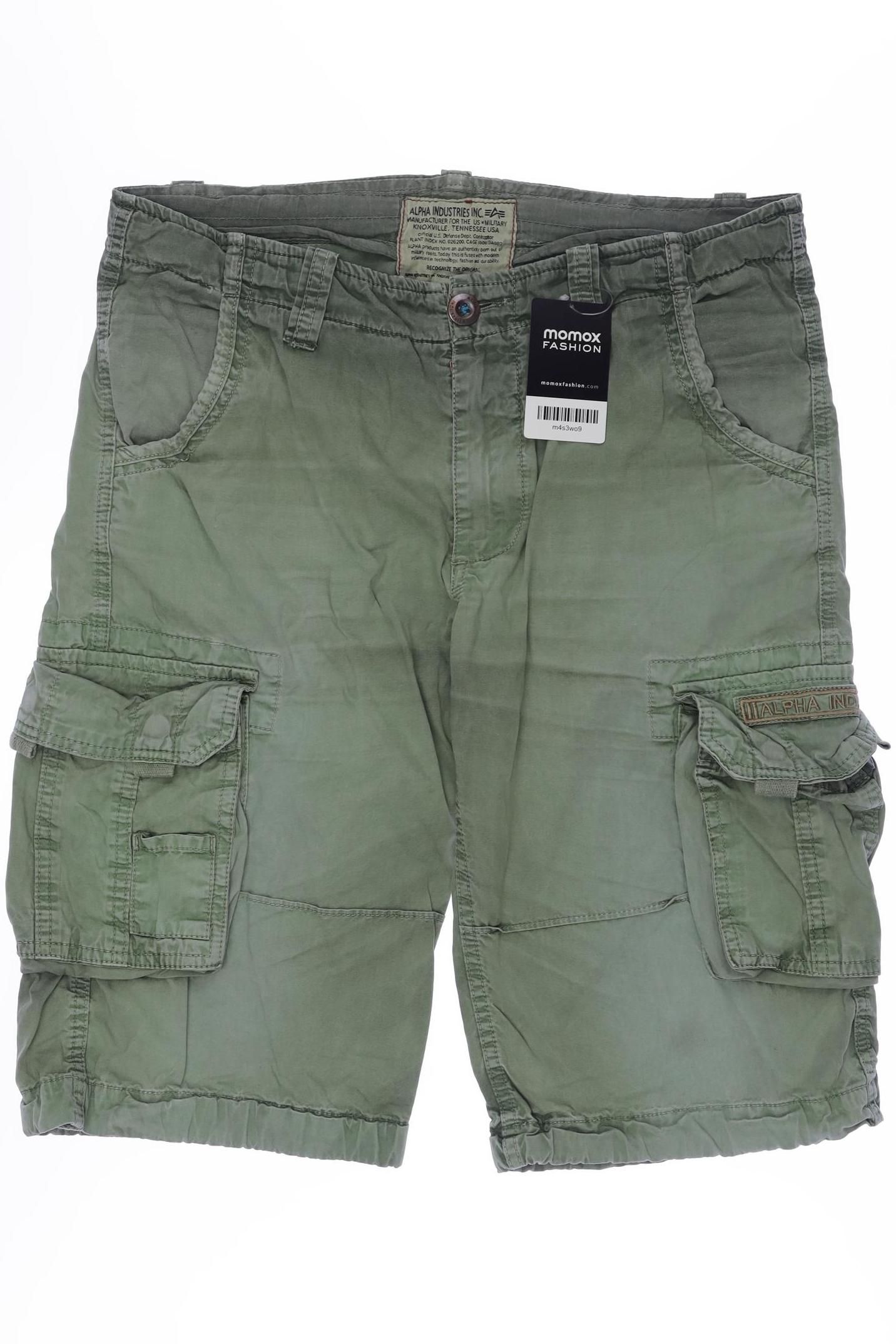 

Alpha industries Herren Shorts, hellgrün, Gr. 32