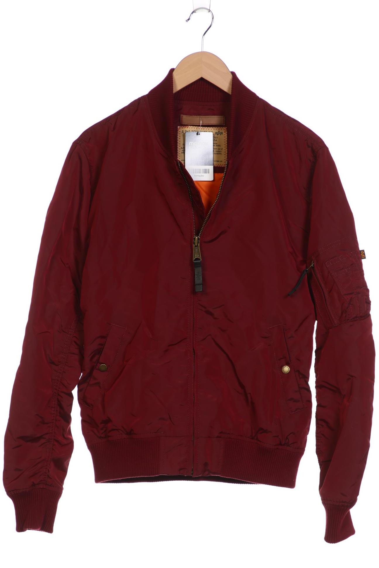 

Alpha industries Herren Jacke, bordeaux, Gr. 52