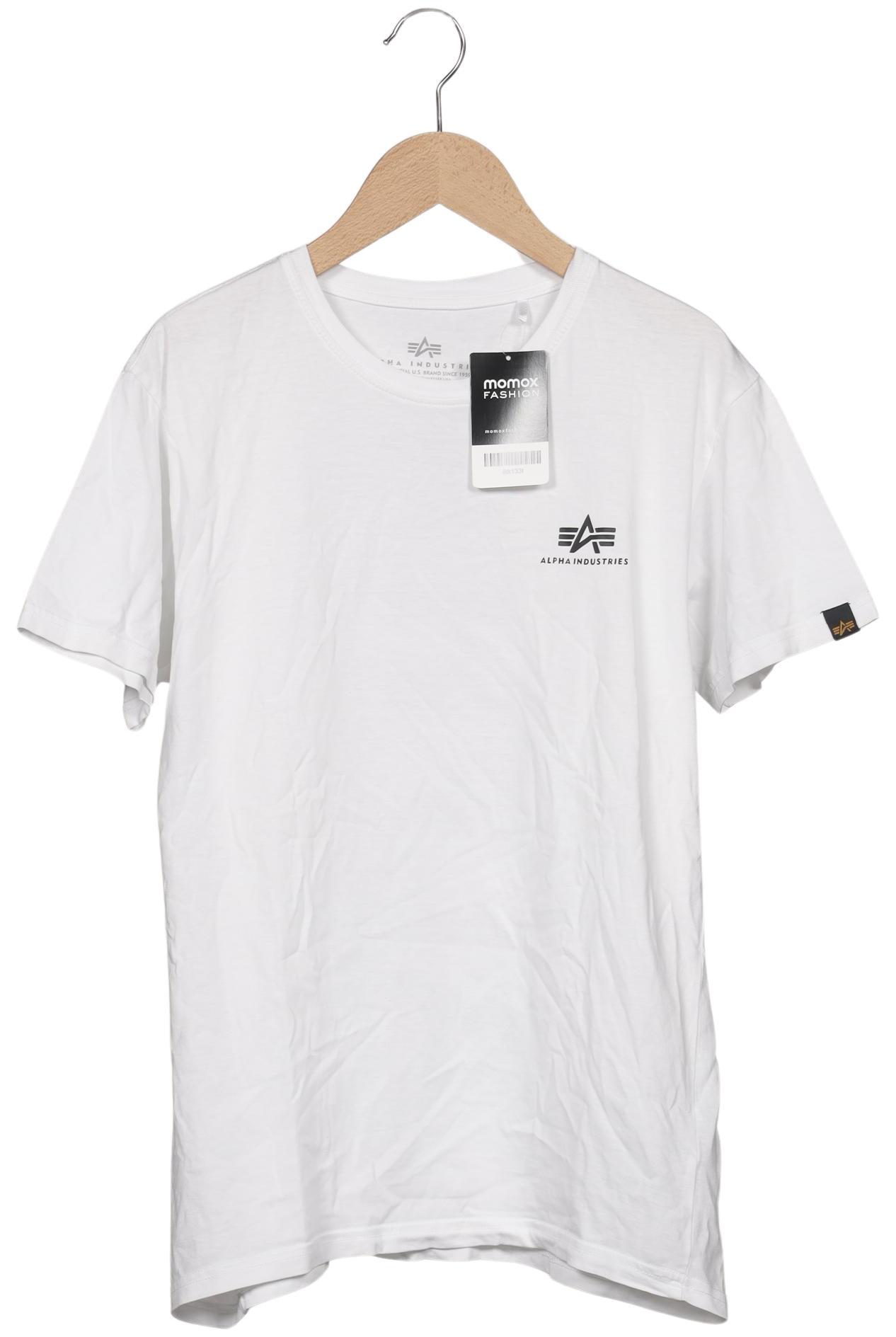 

Alpha industries Herren T-Shirt, weiß, Gr. 46