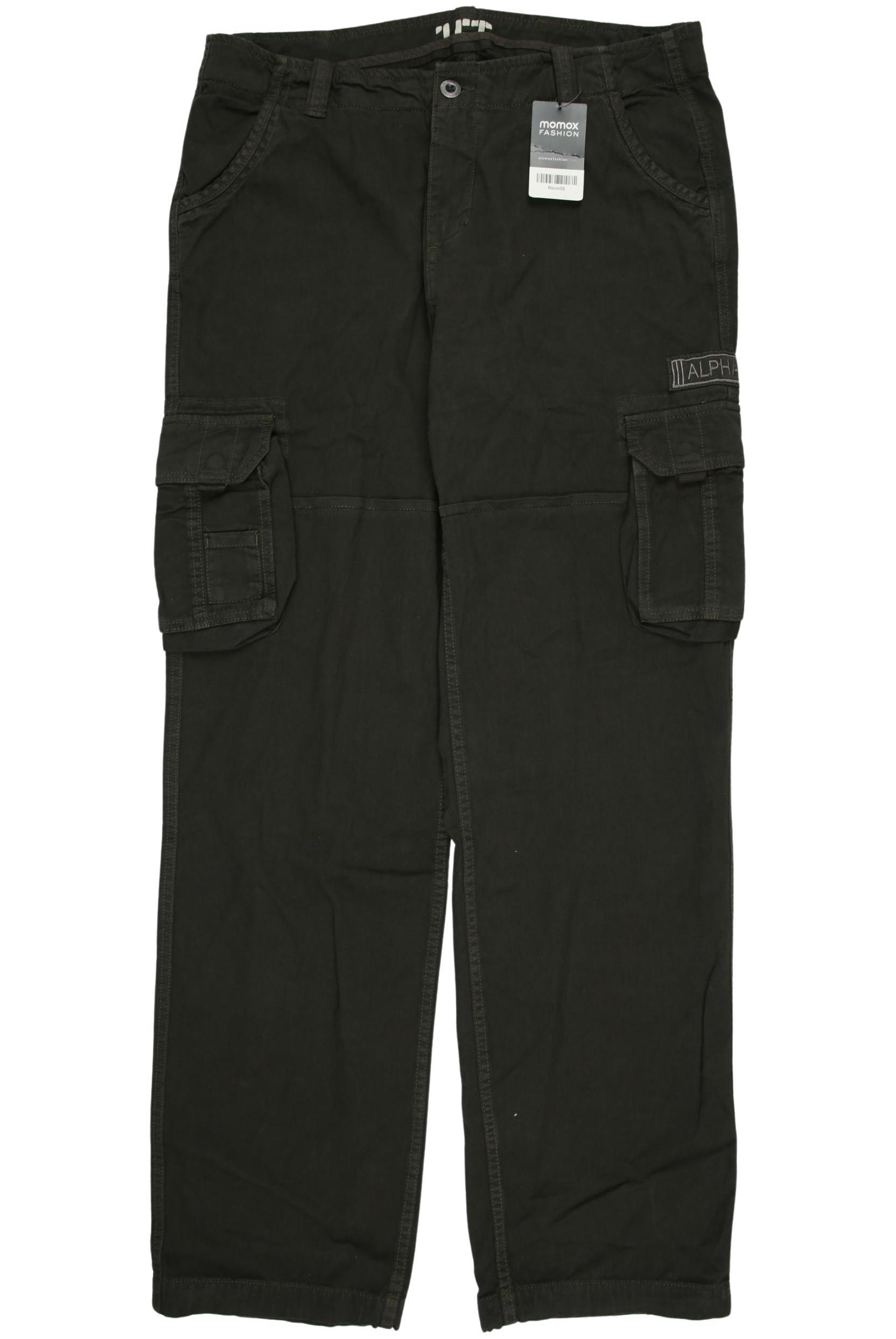 

Alpha industries Herren Stoffhose, grün, Gr. 38