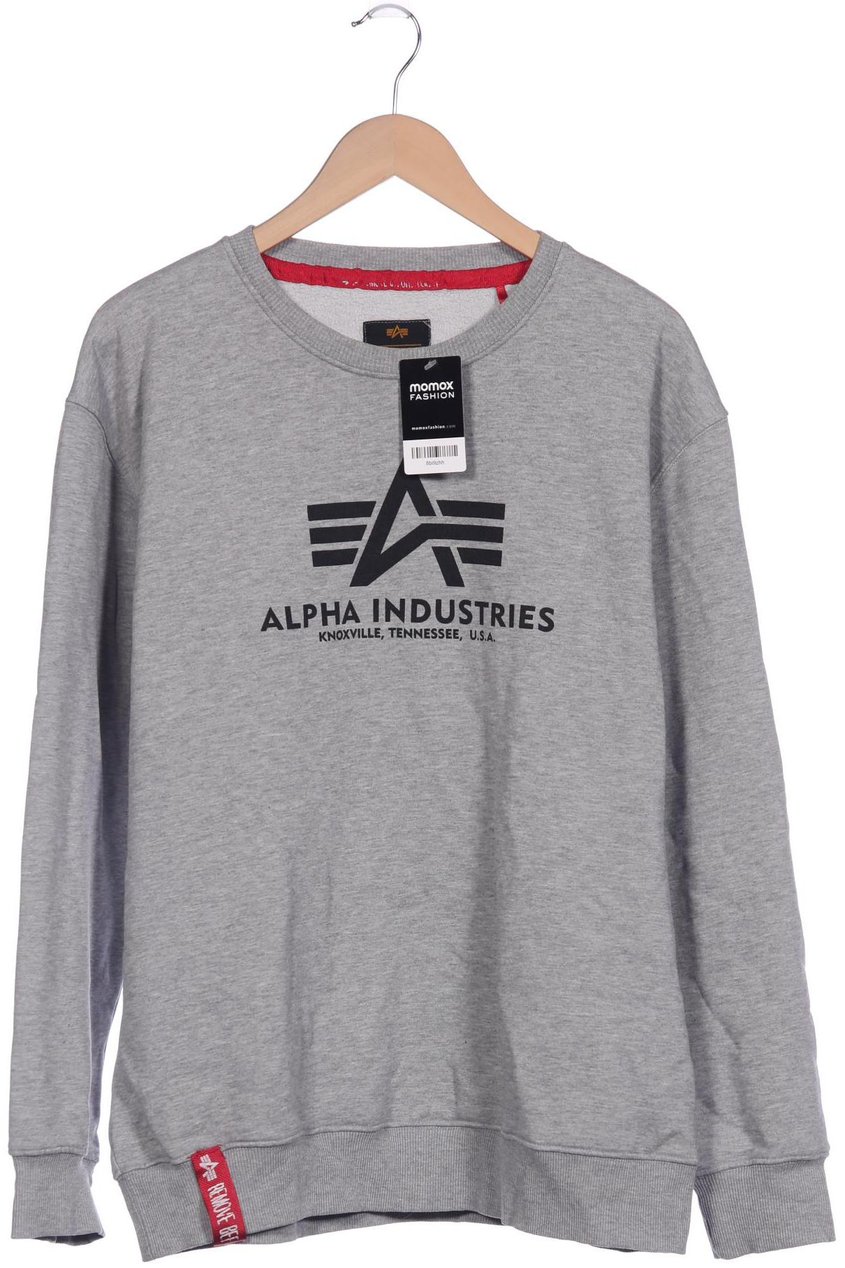 

Alpha industries Herren Sweatshirt, grau, Gr. 56