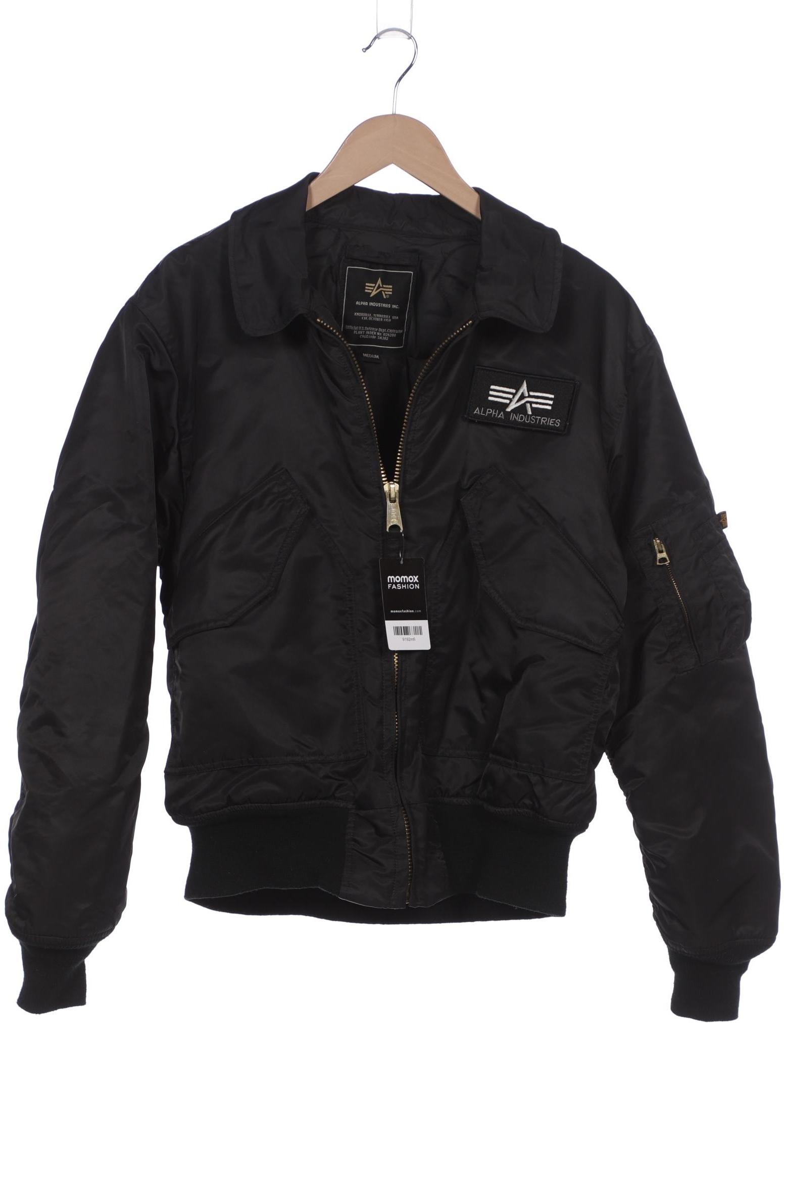

Alpha industries Herren Jacke, schwarz, Gr. 48