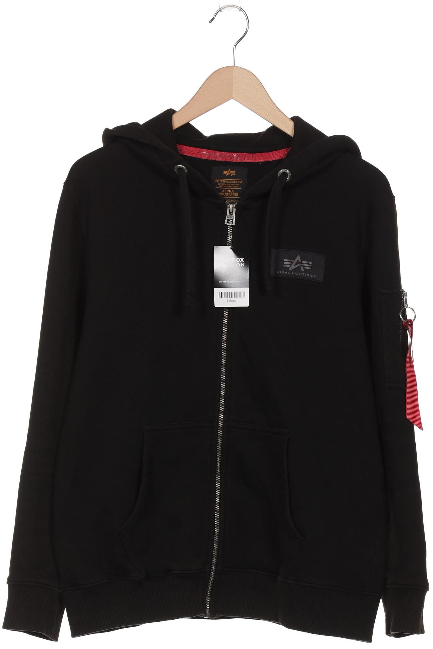 

Alpha industries Herren Kapuzenpullover, schwarz, Gr. 48