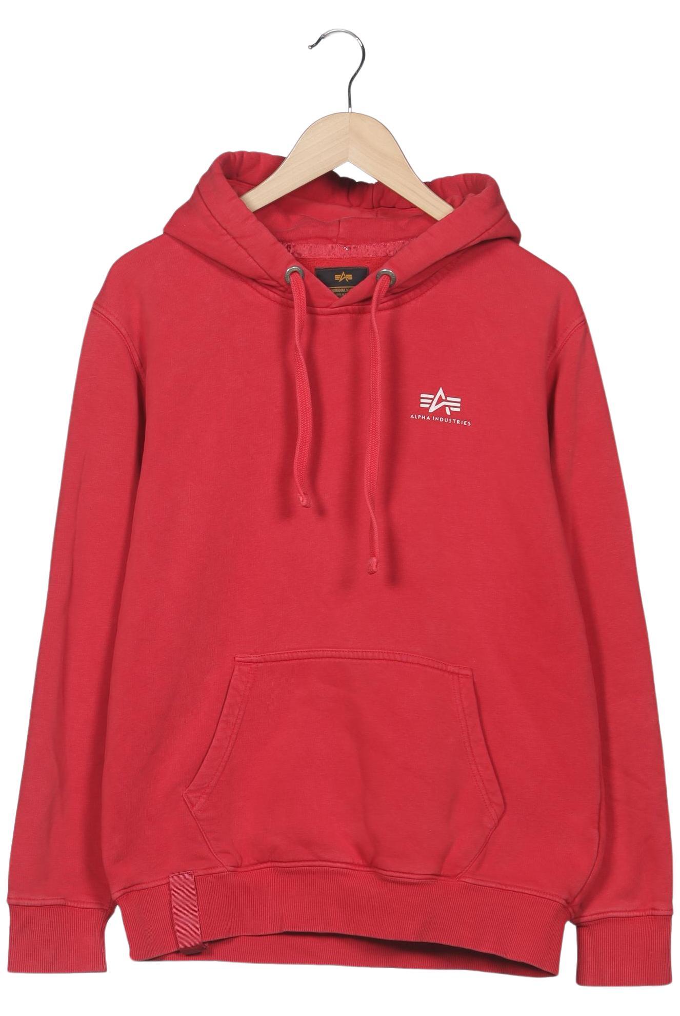 

Alpha industries Herren Kapuzenpullover, rot, Gr. 48