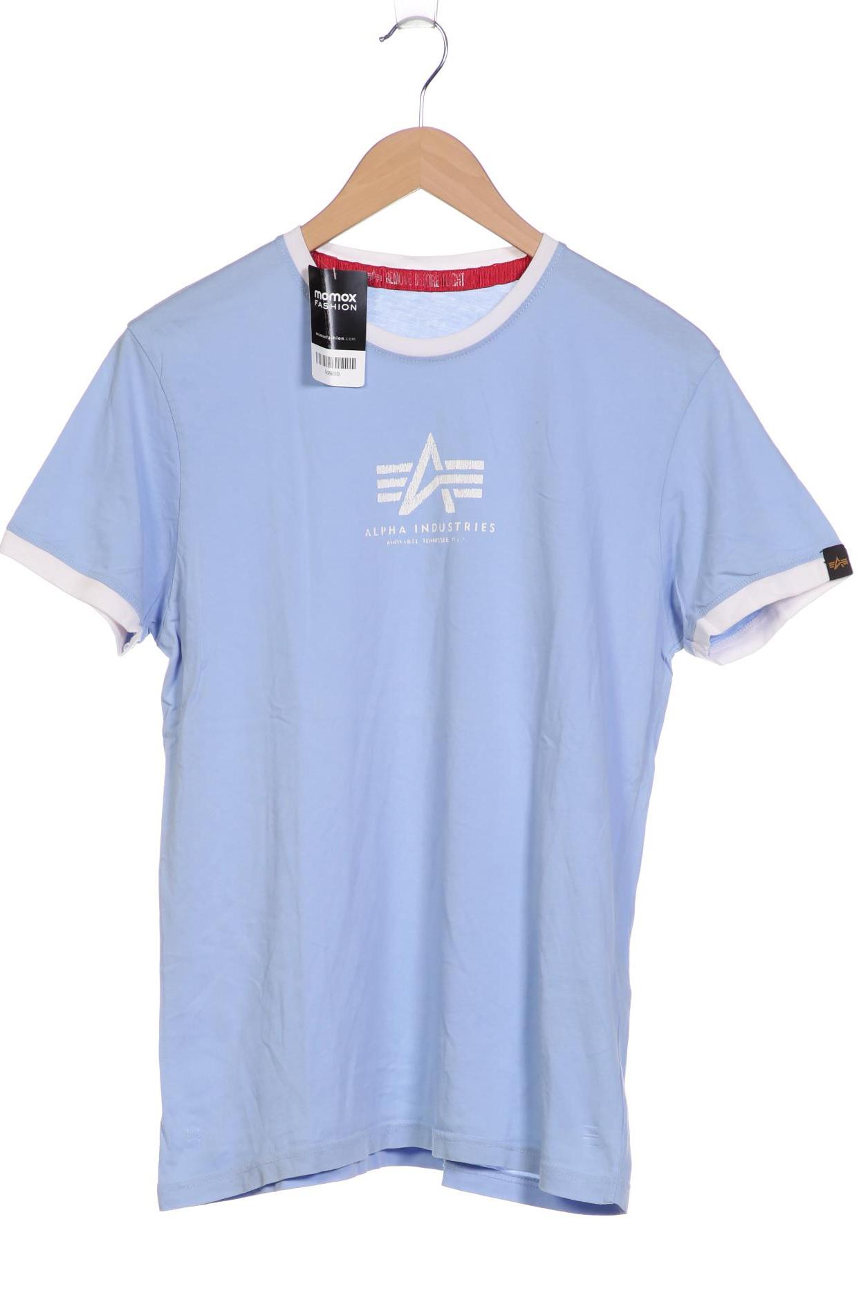 

Alpha industries Herren T-Shirt, hellblau, Gr. 48