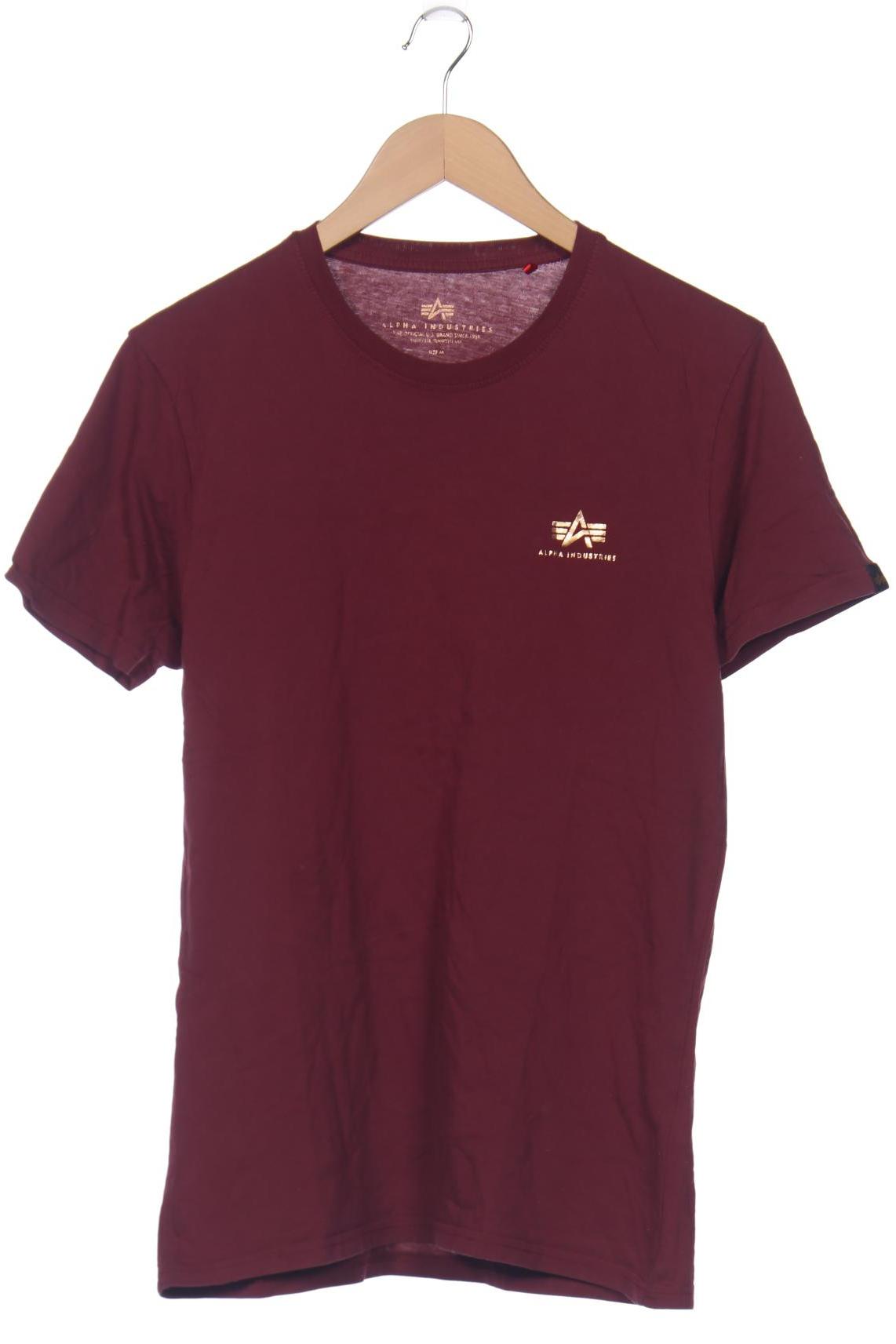 

Alpha industries Herren T-Shirt, bordeaux, Gr. 48